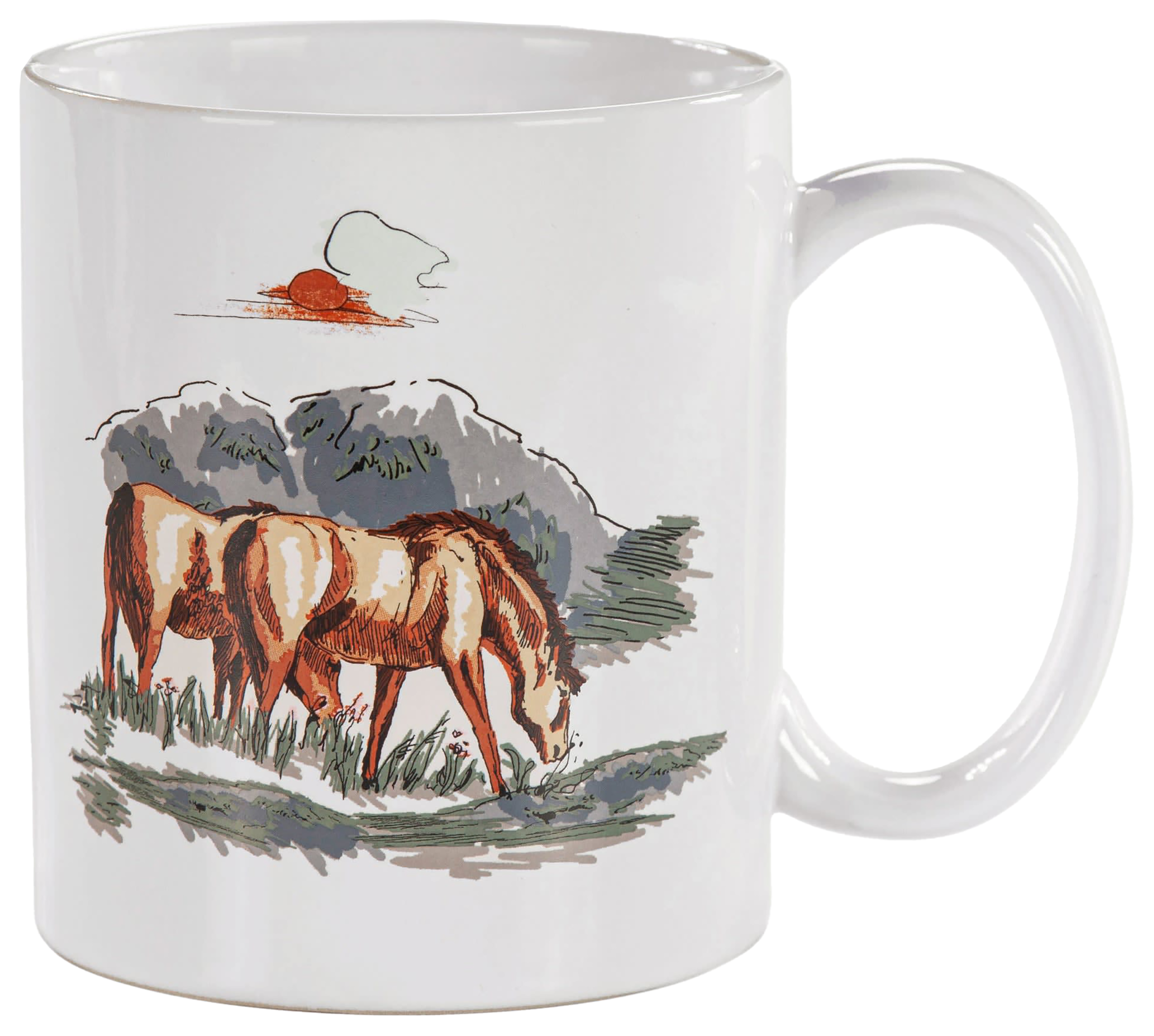 Image of HiEnd Accents Ranch Life Remuda Mugs Set of 4 - Duffle Bag