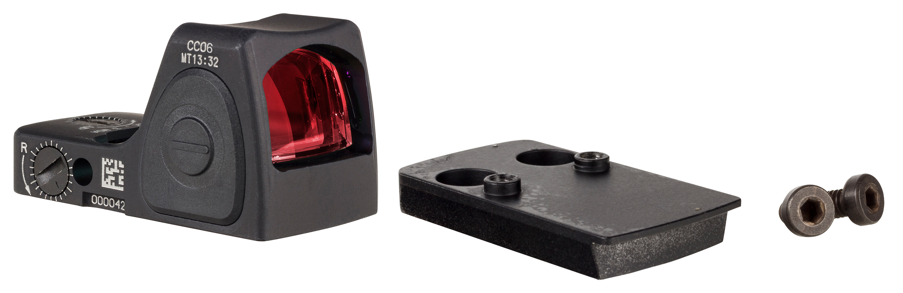 Image of Trijicon RMRcc Red Dot Sight and Pistol Mount Combo - Most Shield RMSc Slides - 3.25 MOA Dot - Direct Mount