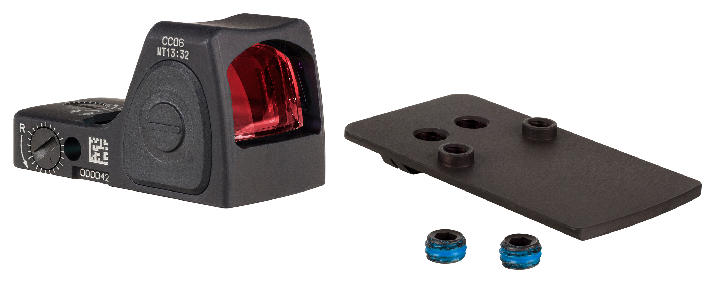 Image of Trijicon RMRcc Red Dot Sight and Pistol Mount Combo - GLOCK (Non-MOS) - 3.25 MOA Dot - Rear Sight Dovetail