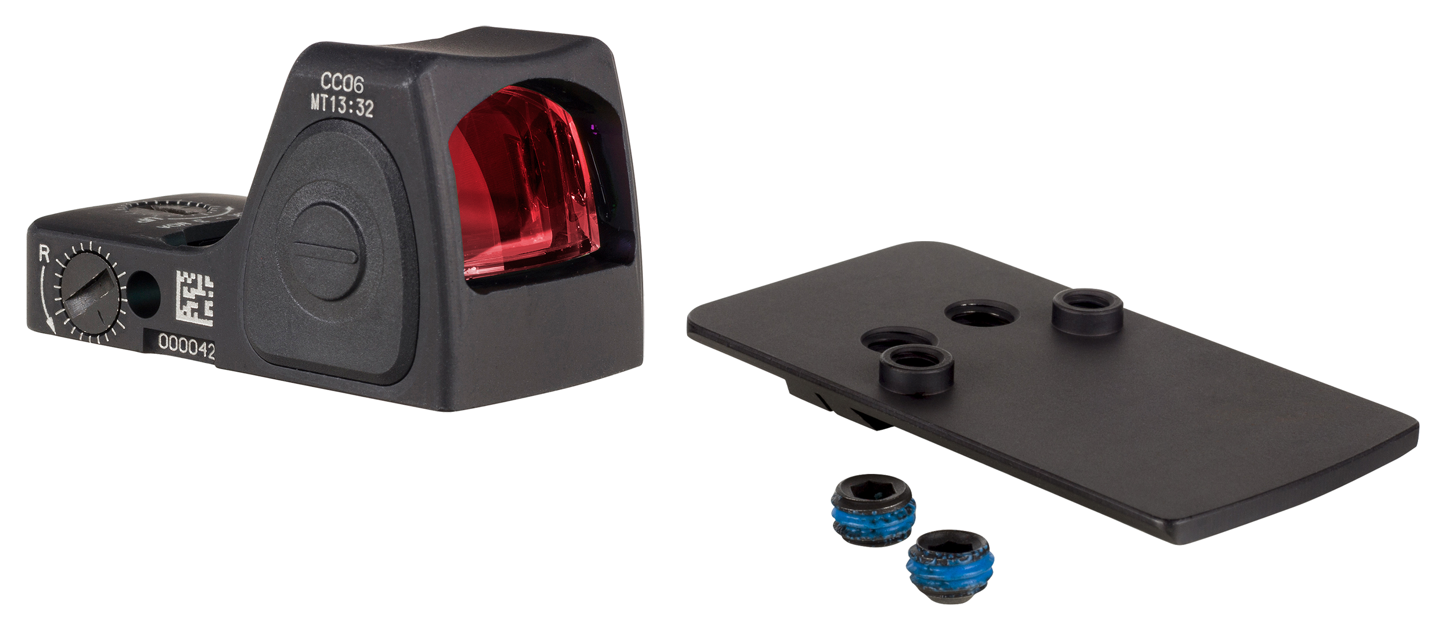 Image of Trijicon RMRcc Red Dot Sight and Pistol Mount Combo - S&W M&P Bodyguard .380 - 3.25 MOA Dot - Rear Sight Dovetail