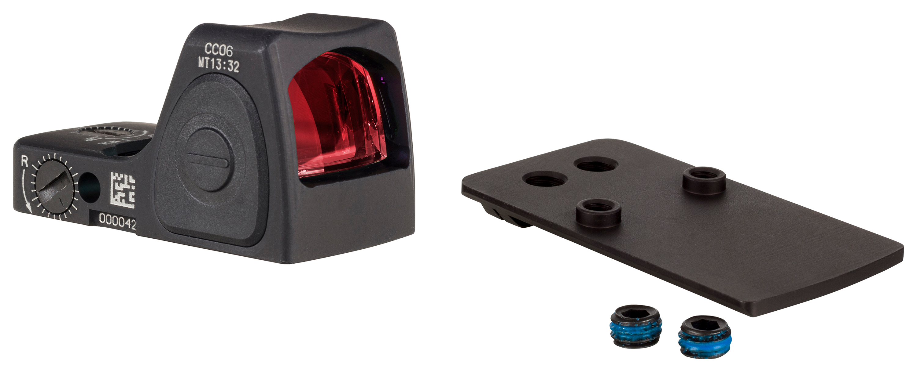 Trijicon RMRcc Red Dot Sight and Pistol Mount Combo - SA Hellcat, XDS - 6.5 MOA Dot - Rear Sight Dovetail - Trijicon