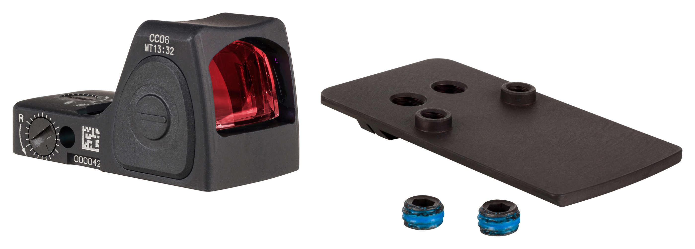 Image of Trijicon RMRcc Red Dot Sight and Pistol Mount Combo - GLOCK (Non-MOS) - 6.5 MOA Dot - Rear Sight Dovetail