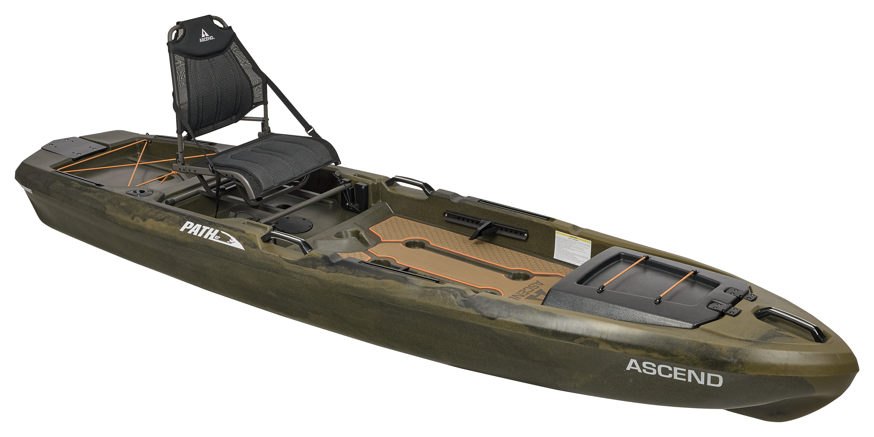 Image of Ascend Path 12 Sit-On-Top Fishing Kayak - OG Camo