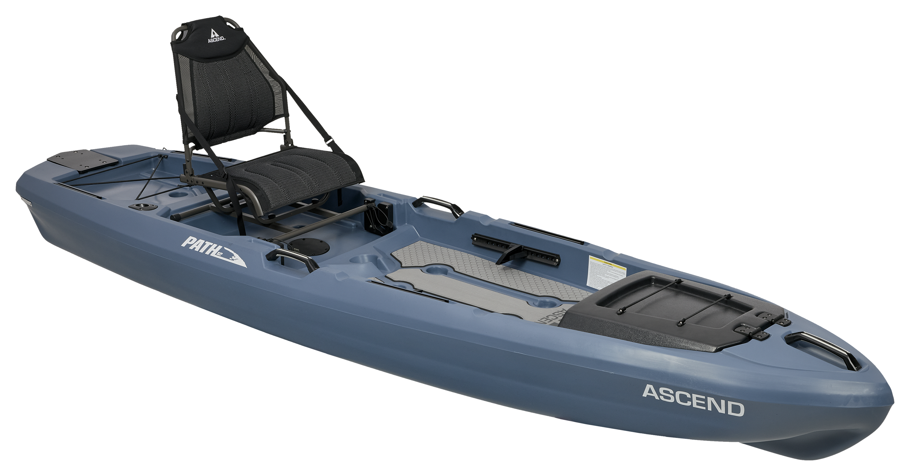 Image of Ascend Path 12 Sit-On-Top Fishing Kayak - Slate