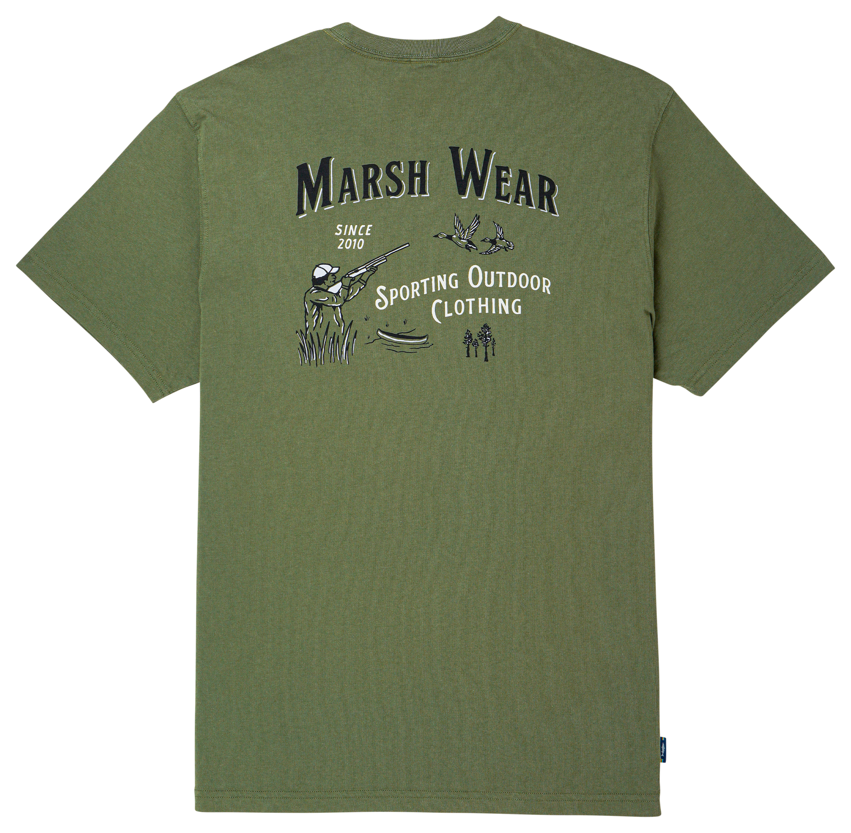 Image of Marsh Wear Sportsman Pocket Short-Sleeve T-Shirt - Bronze Green