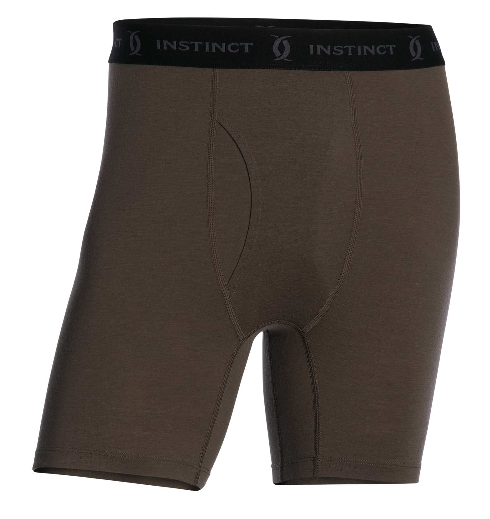 Image of Cabela's Instinct Ridge Hunter Merino Wool Boxer Briefs - Major Brown