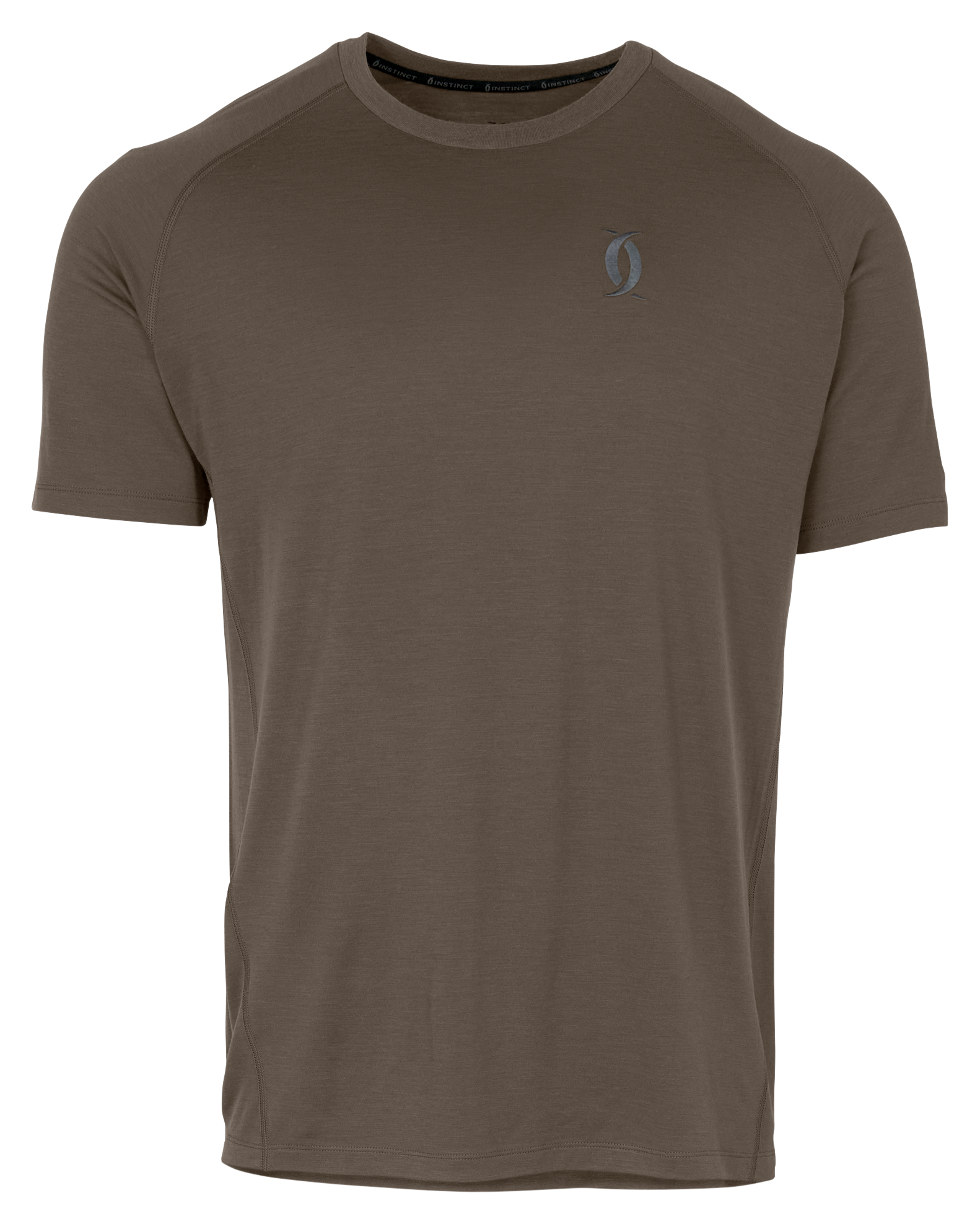 Image of Cabela's Instinct Ridge Hunter LW Merino Wool Short-Sleeve Base-Layer T-Shirt - Major Brown