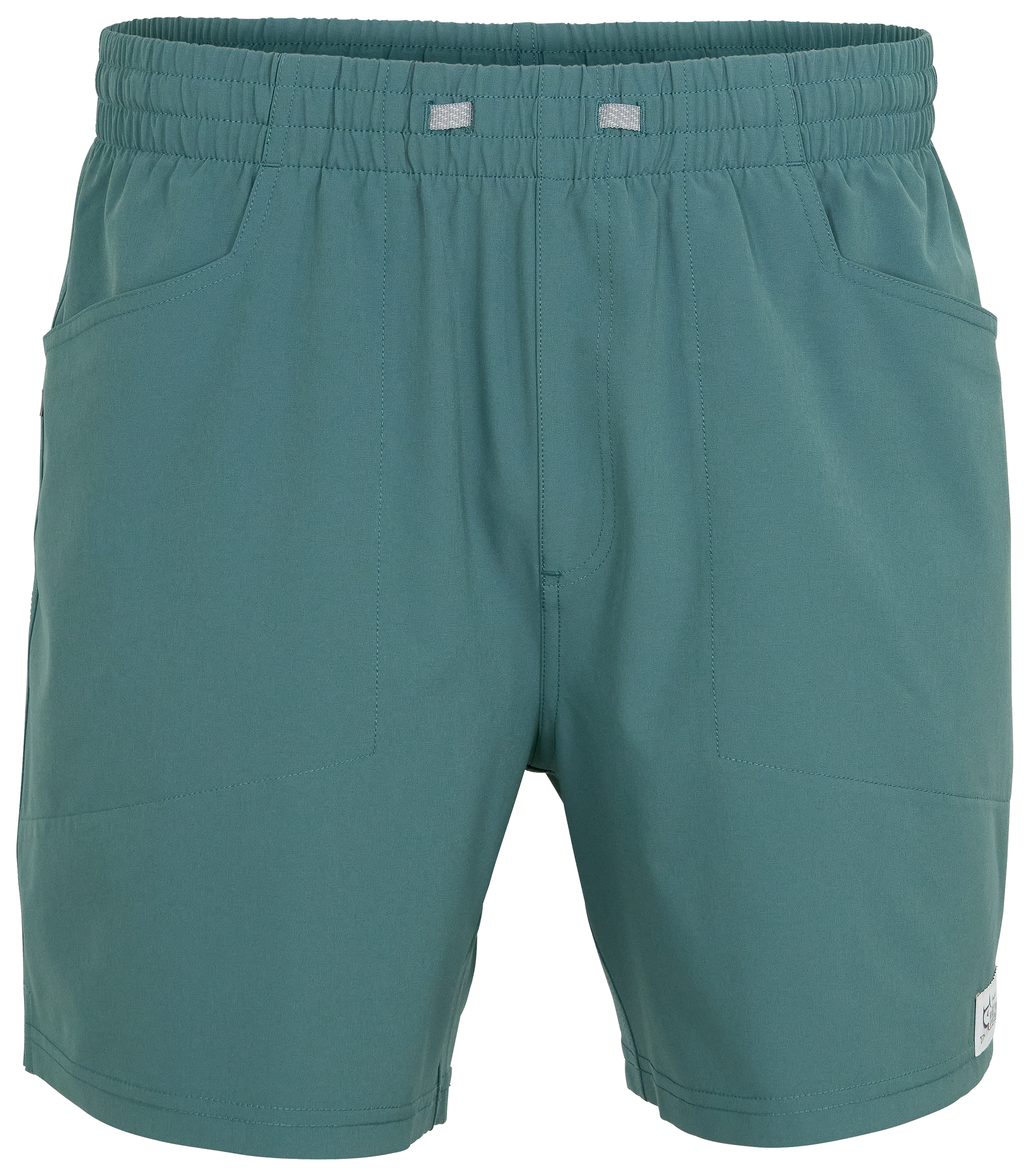 Image of "World Wide Sportsman 6"" 3D Cool Charter Shorts - Silver PIne"