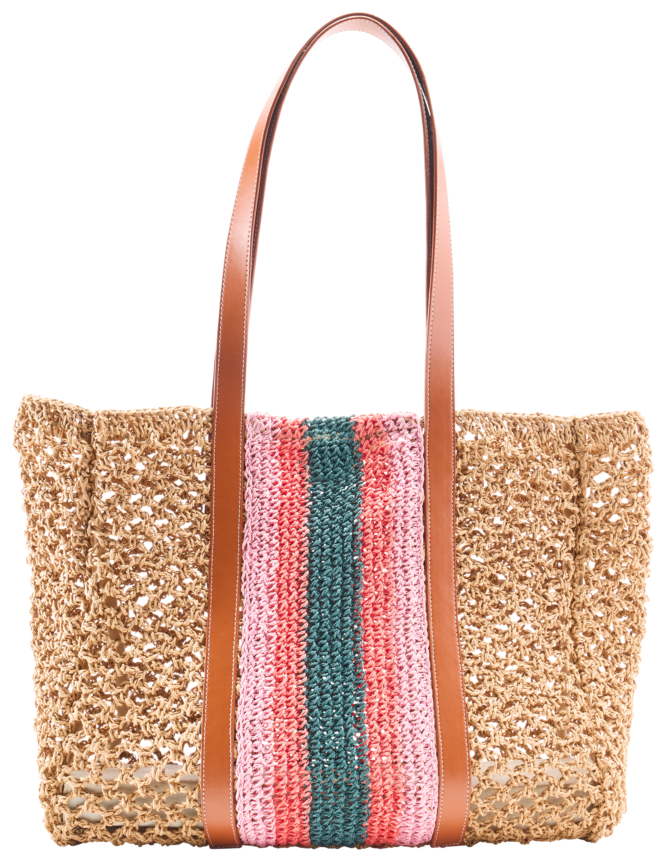 Image of Natural Reflections Resort Stripe Tote Bag