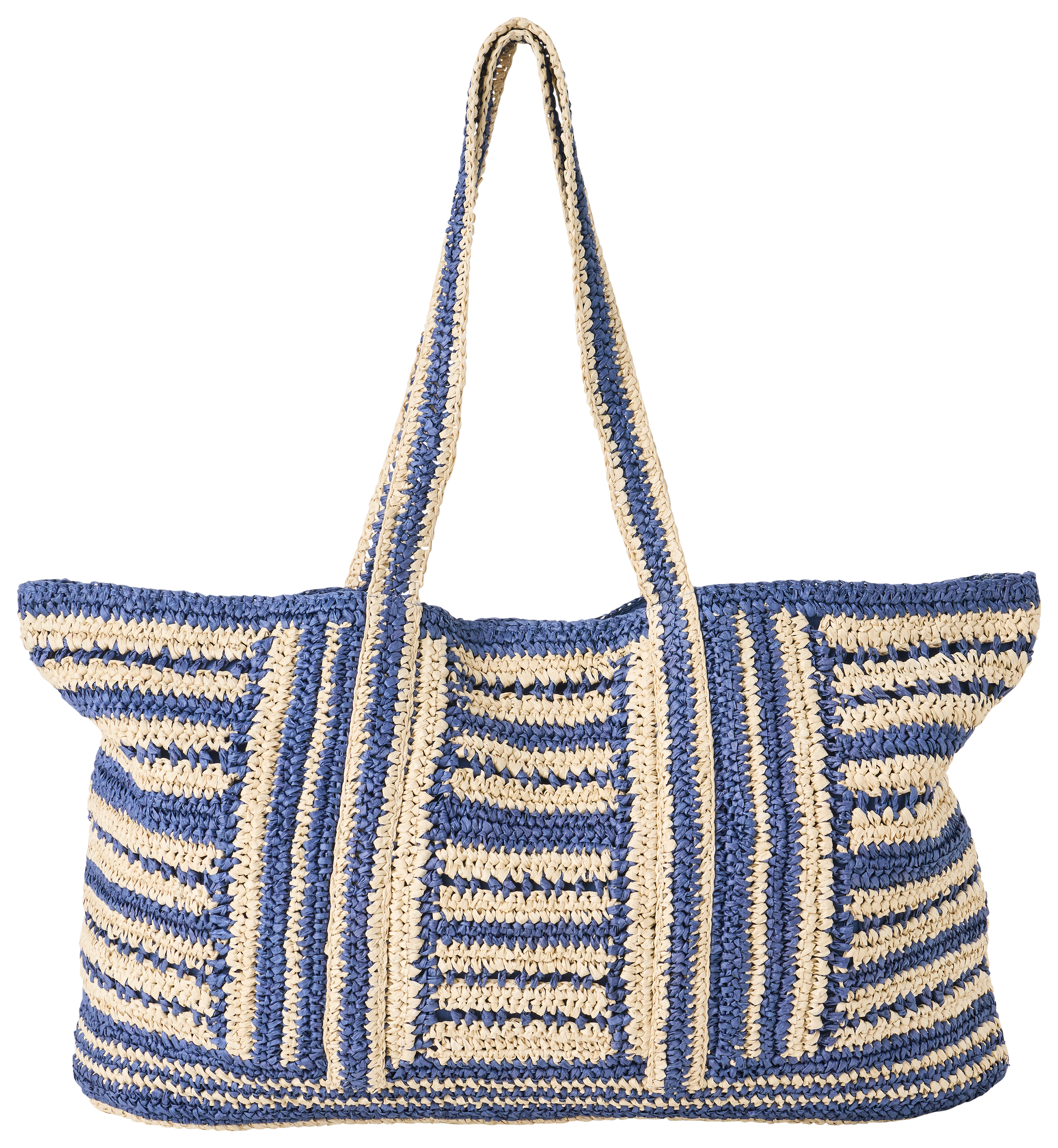 Image of Natural Reflections Milos Crochet Tote Bag