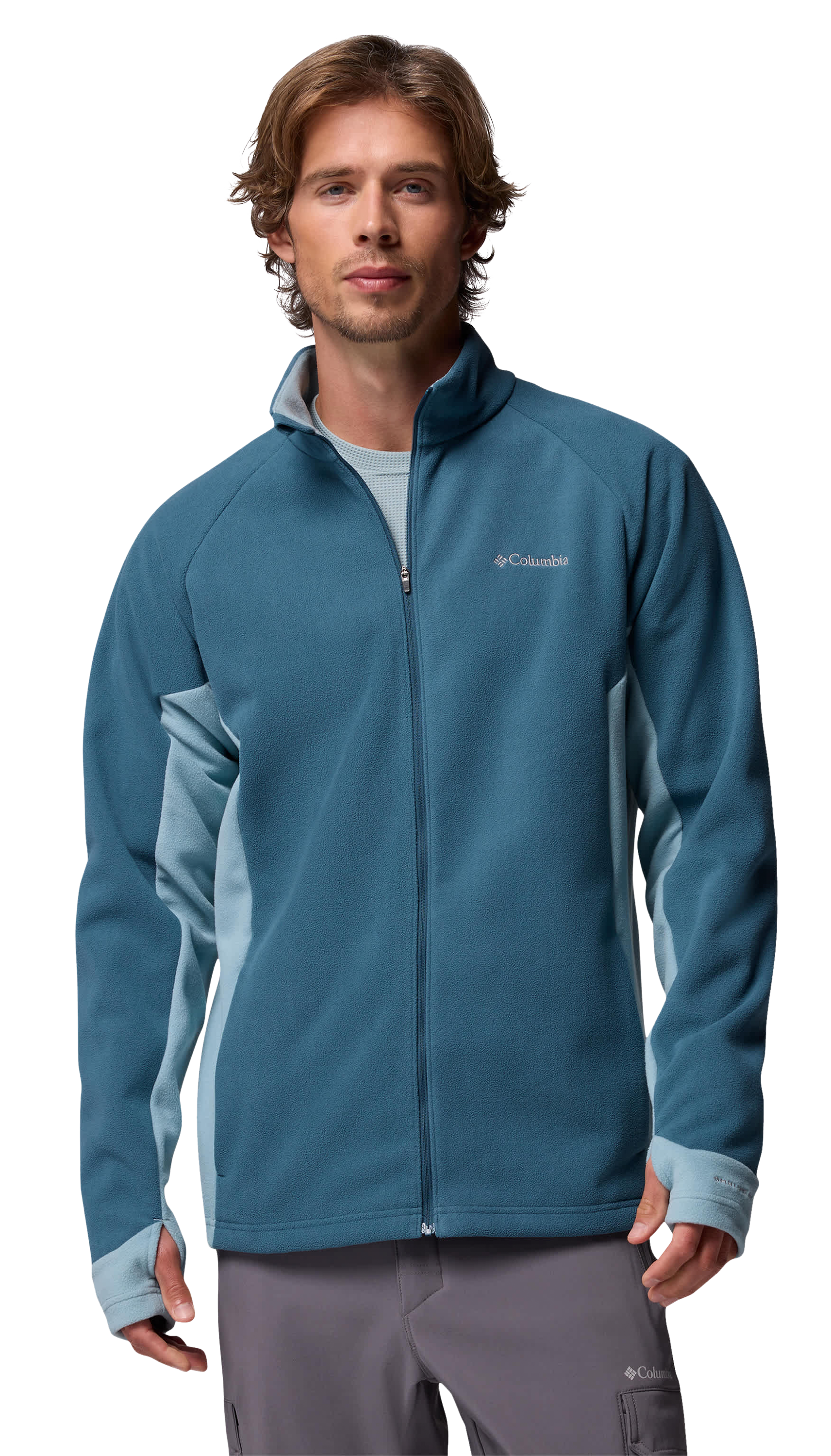 Image of Columbia Arctic Peak Full-Zip Jacket - Everblue/Crushed Blue - M