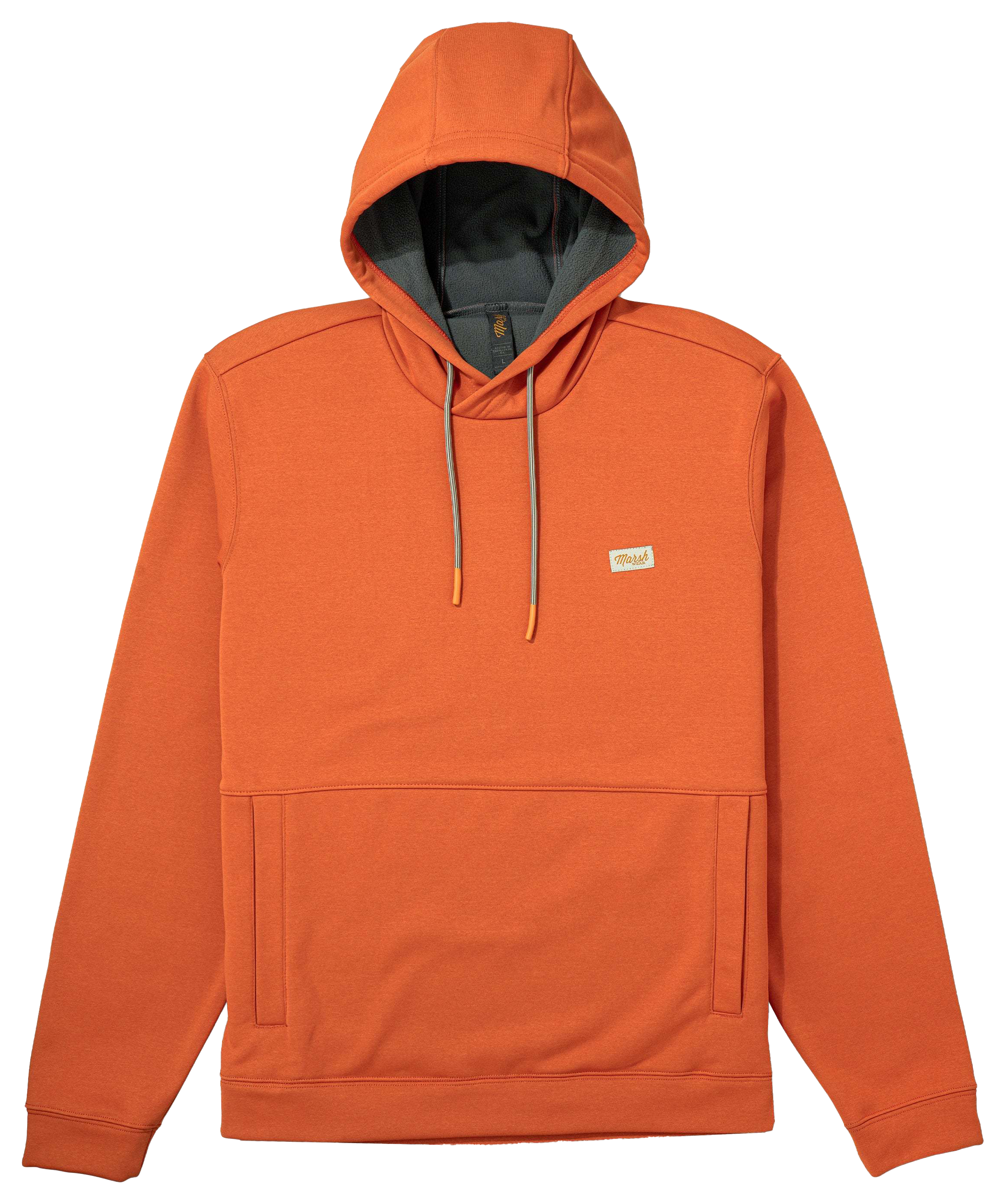 Image of Marsh Wear Nor'easter Long-Sleeve Pullover Hoodie - Apricot Orange