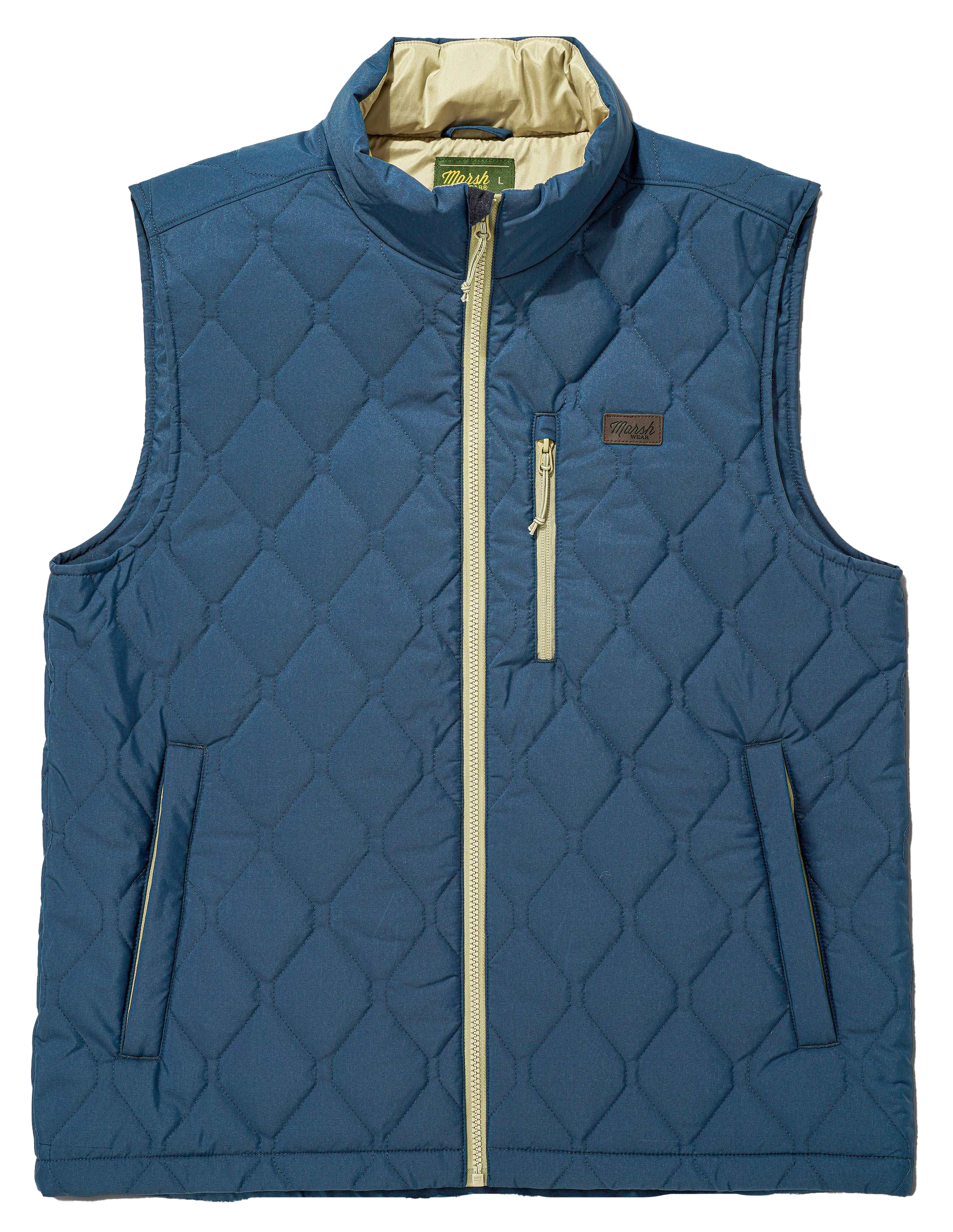 Image of Marsh Wear Barnwell Puff Vest - Denim
