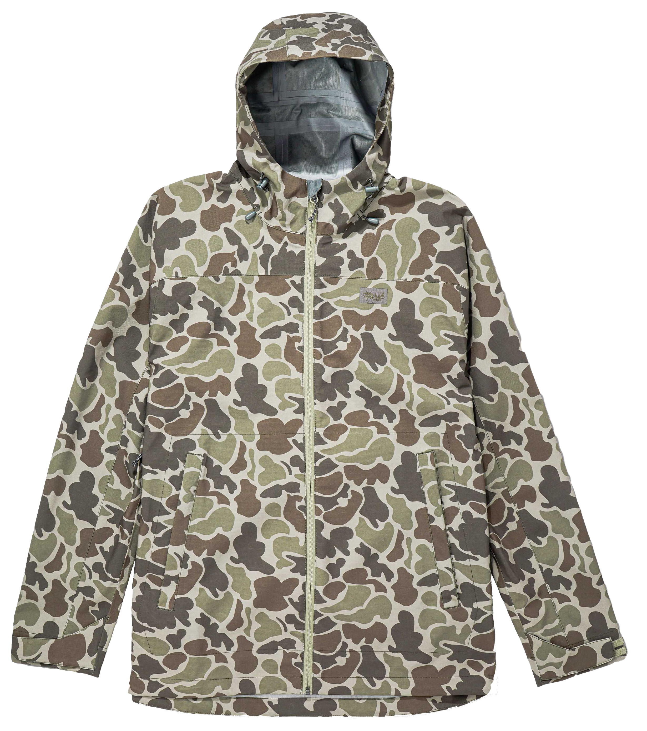 Image of Marsh Wear Cumberland Rain Jacket - Dark Green Mallard Camo - S