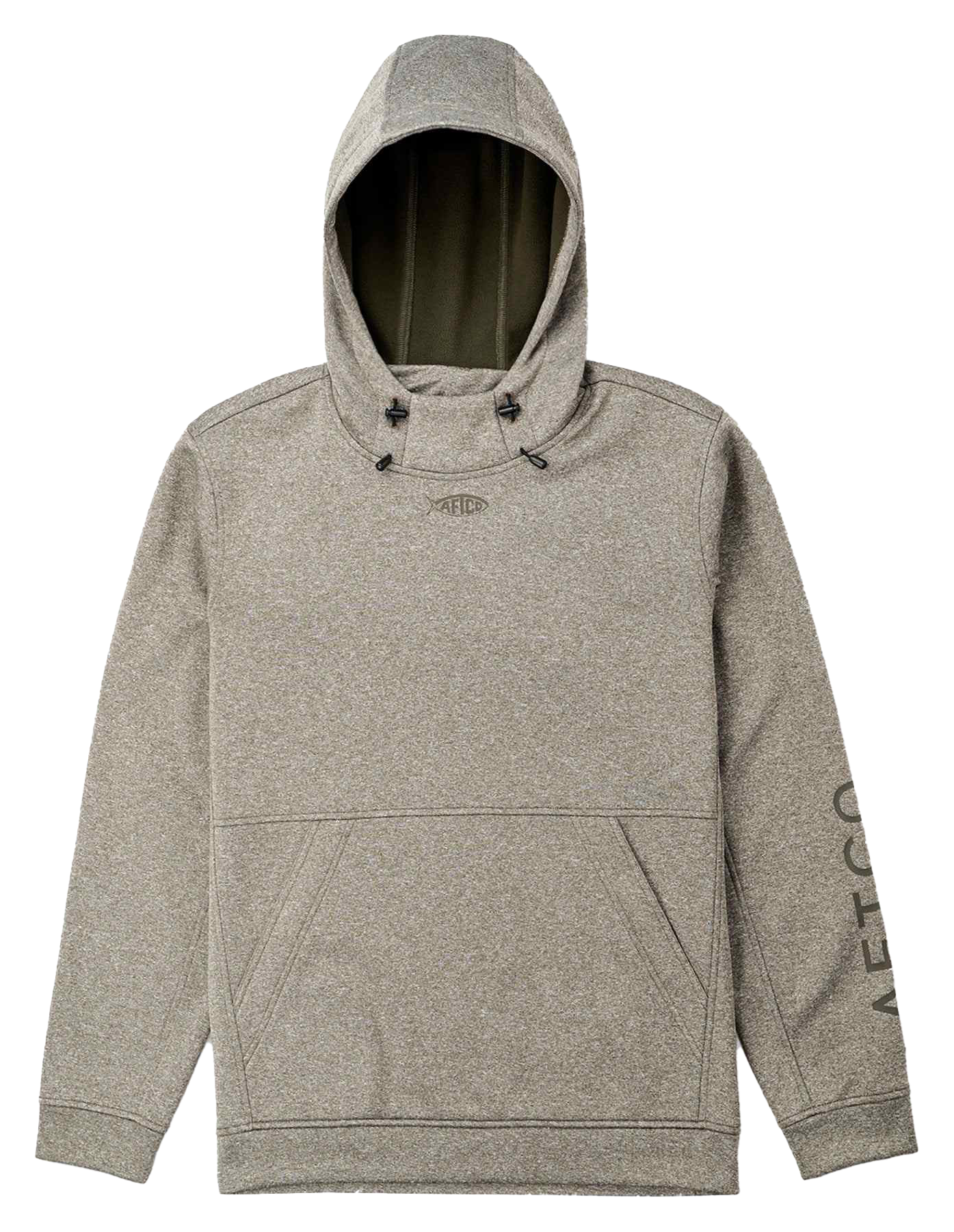Image of AFTCO Shadow Fleece Hoodie - Chocolate Chip Heather - 2X