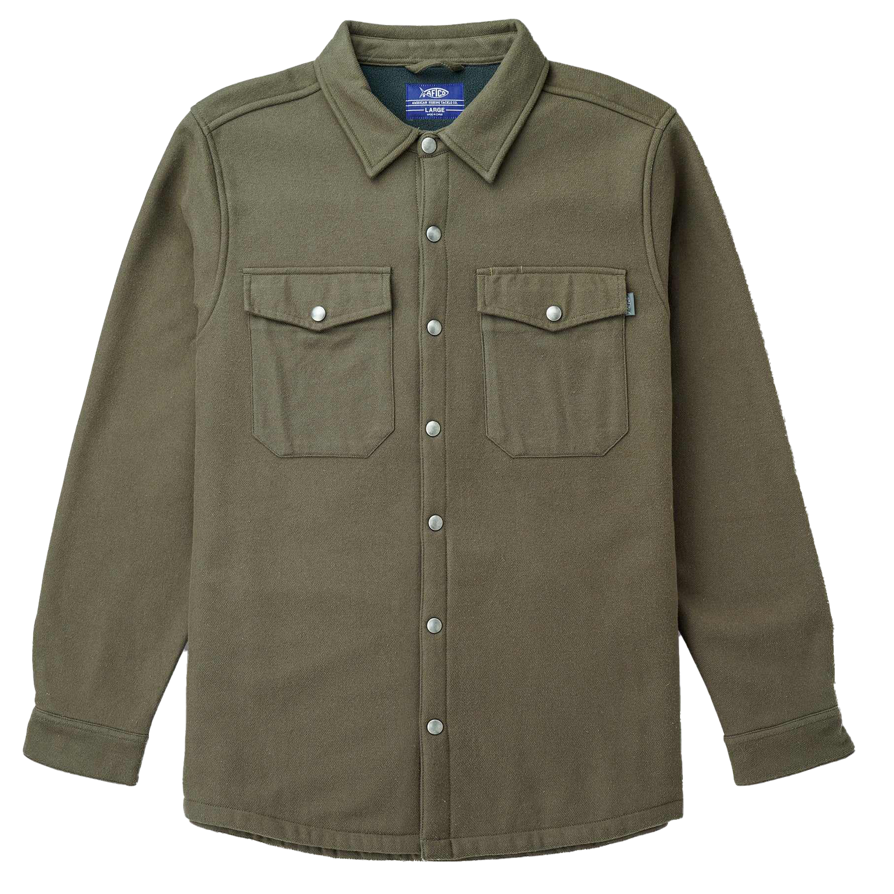 Image of AFTCO Stout Shacket - Chocolate Chip