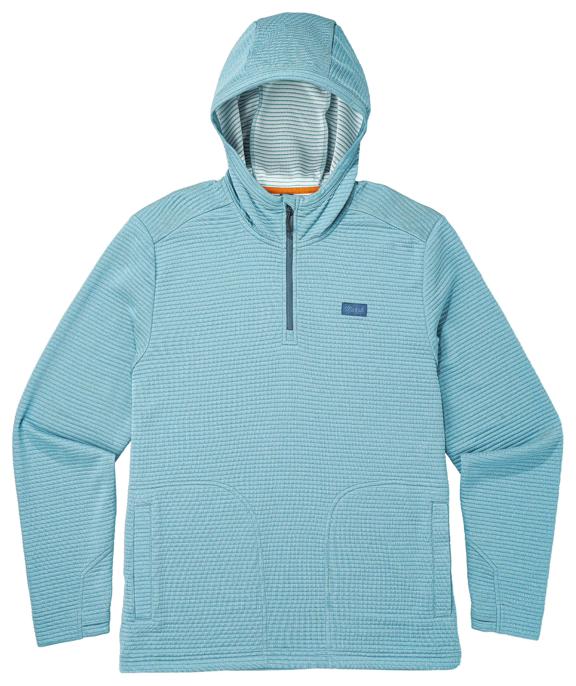 Image of Marsh Wear Sullivan Tech Long-Sleeve Hoodie for Men - Niagara Mist