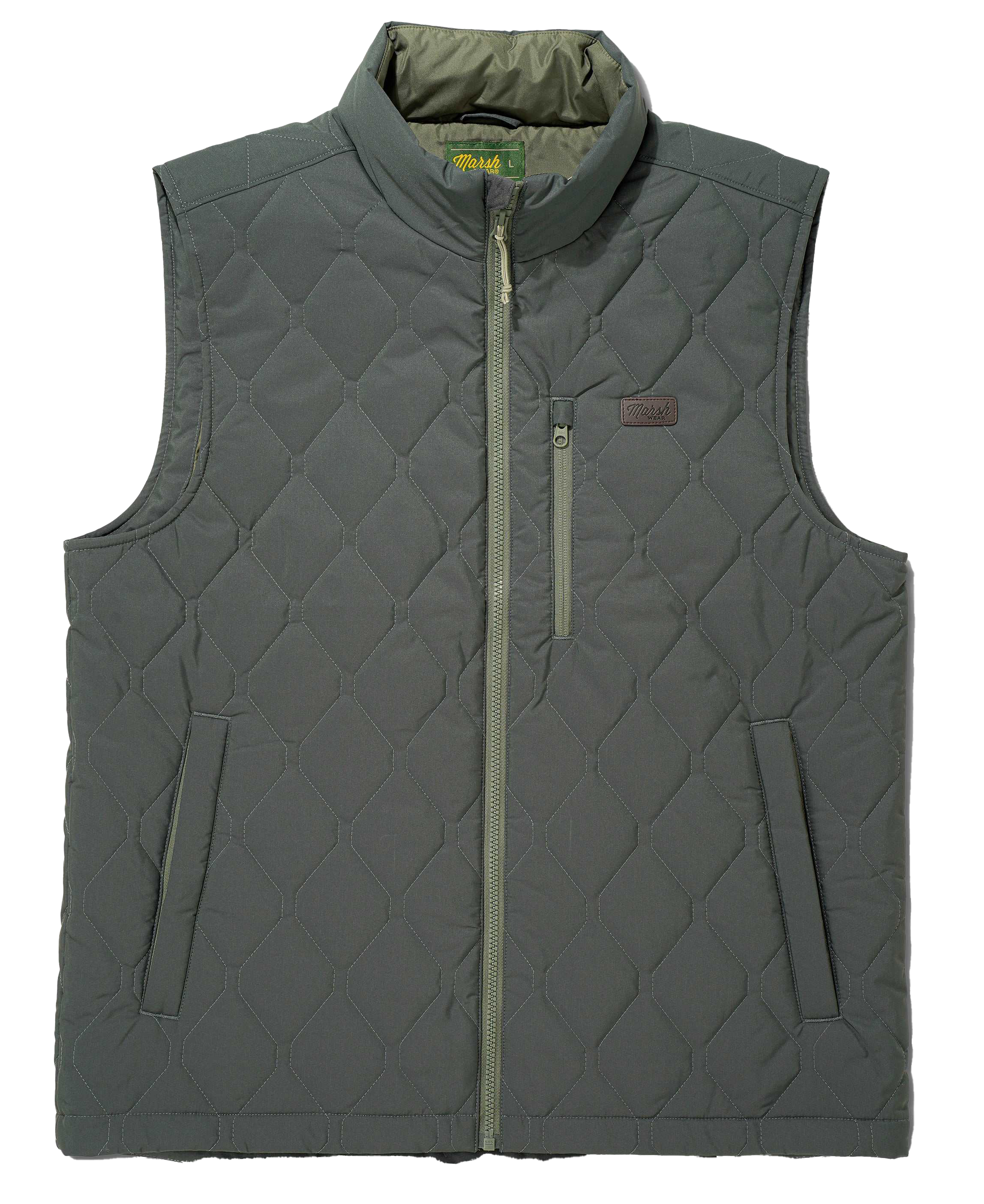 Image of Marsh Wear Barnwell Puff Vest - Ash