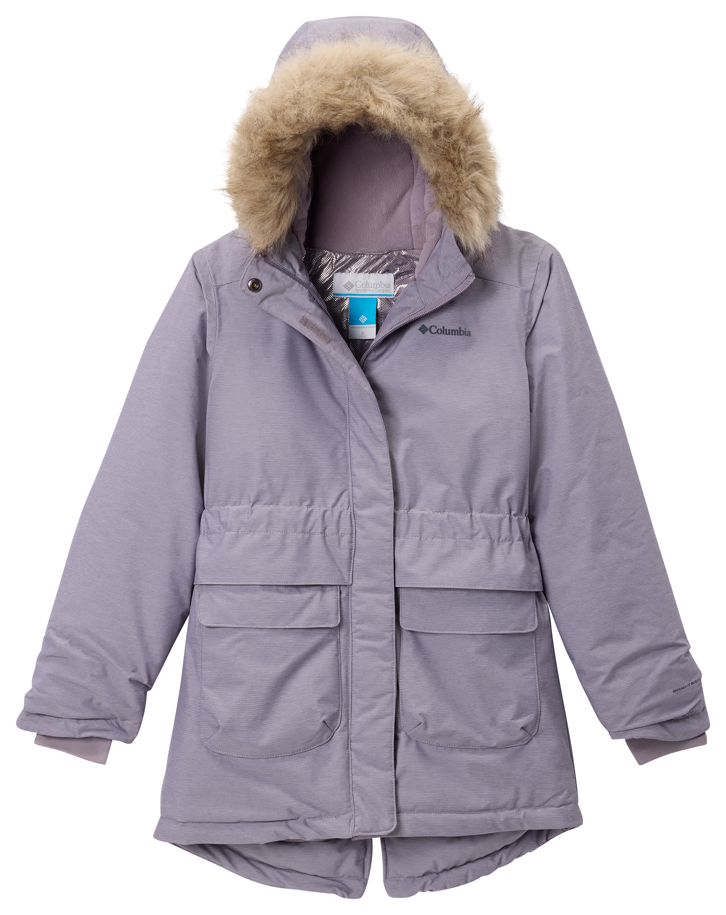 Image of Columbia Nordic Strider II Jacket for Kids - Shale Purple - XL