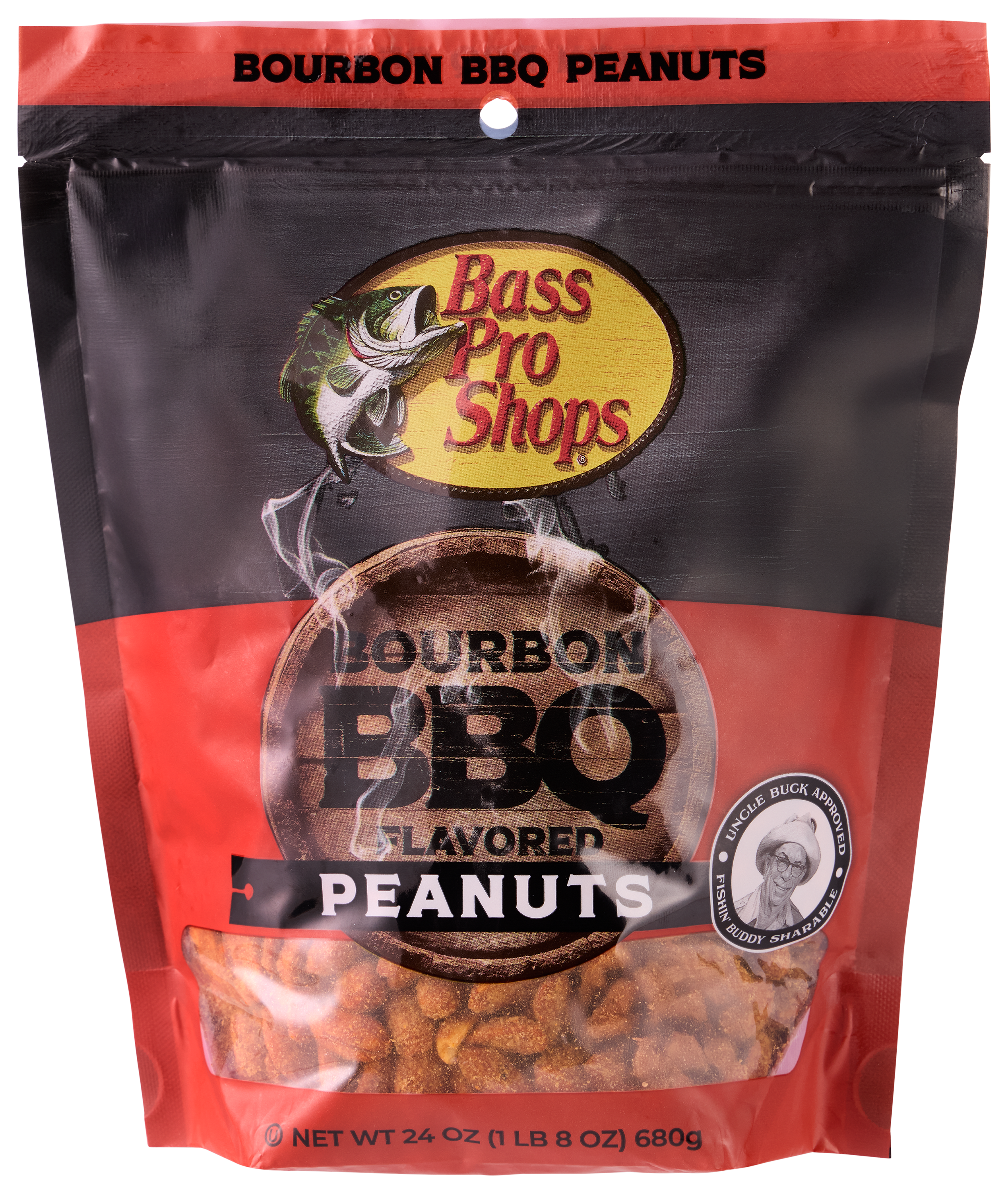 Image of Bass Pro Shops Uncle Buck's 24-Oz. Bourbon BBQ Peanuts