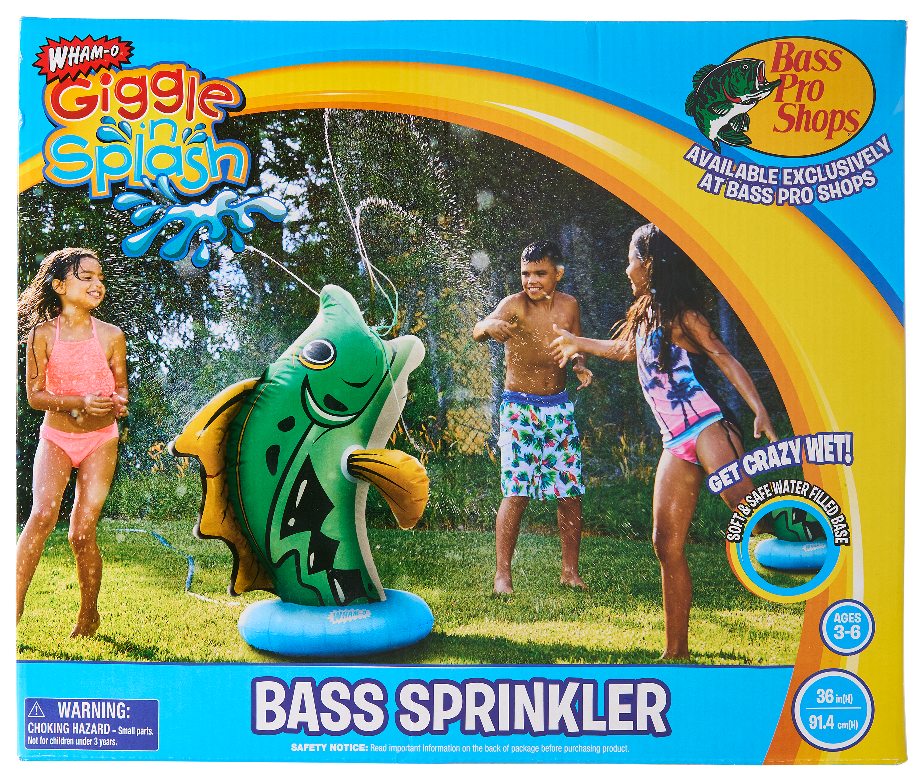 Bass Pro Shops Giggle 'n' Splash Bass Sprinkler