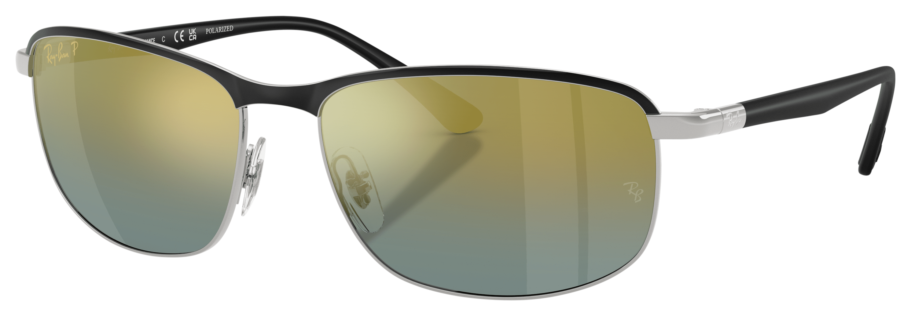 RAY-BAN RB3671CH Chromance Mirror Gradient Glass Polarized Sunglasses