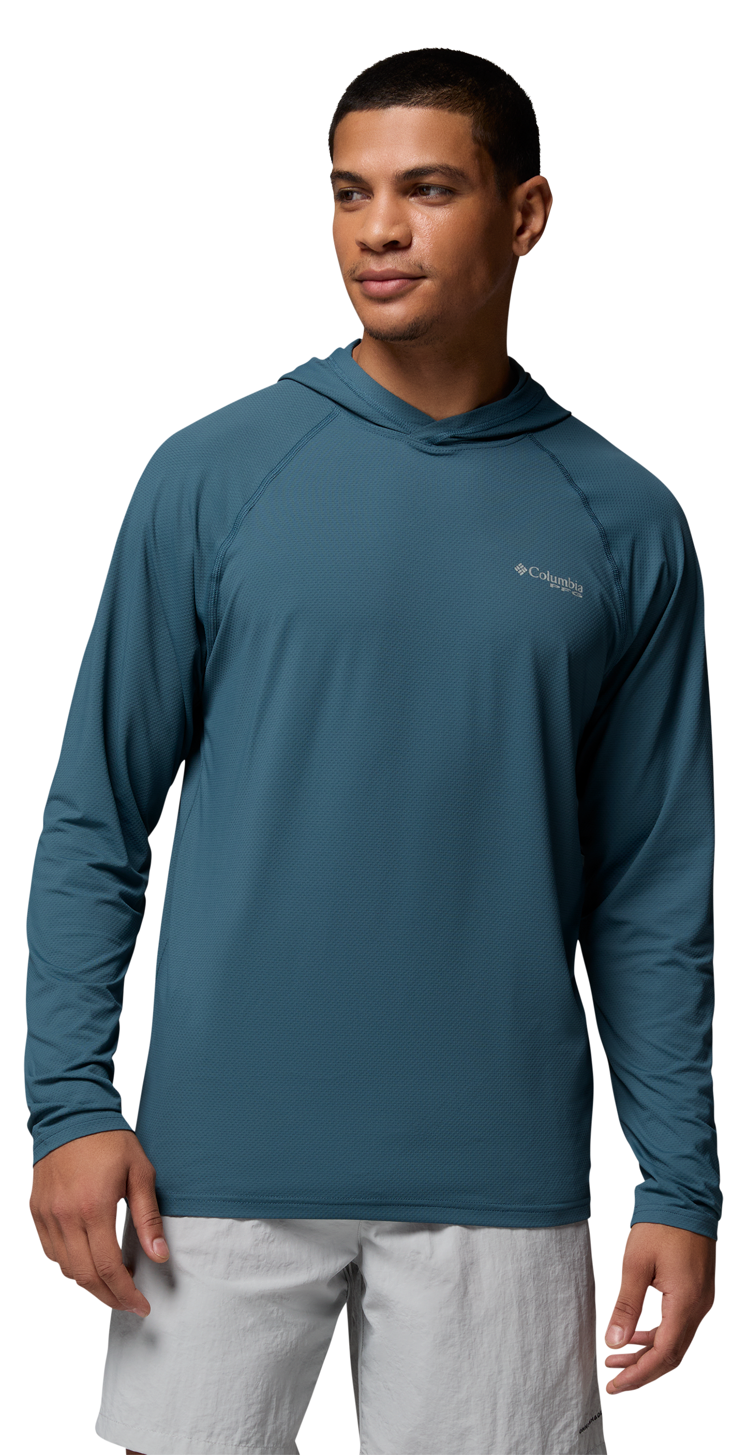 Image of Columbia PFG Solar Stream II Hoodie - Everblue - S