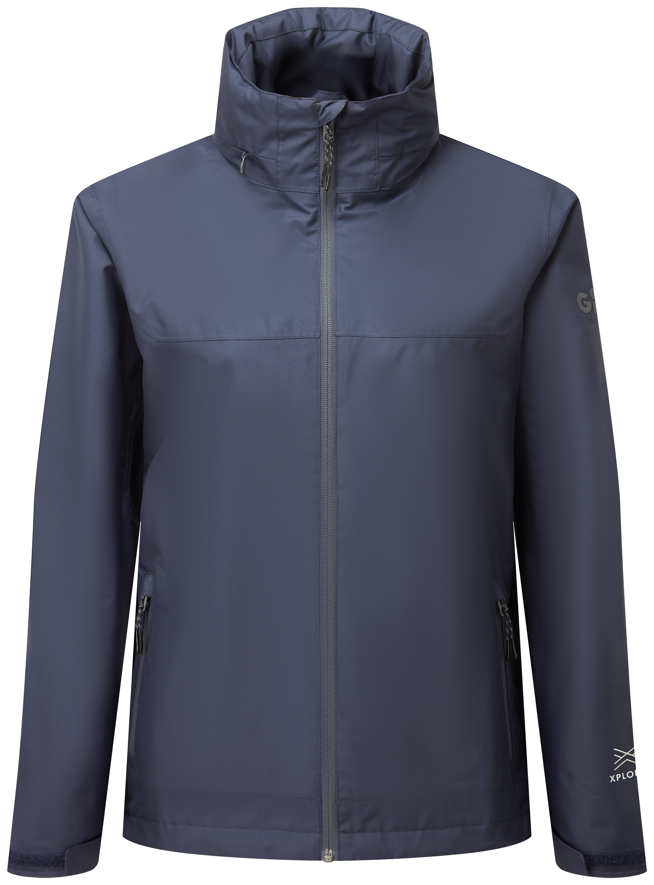 Image of Gill Pilot Jacket with Rollaway Hood - Navy - S