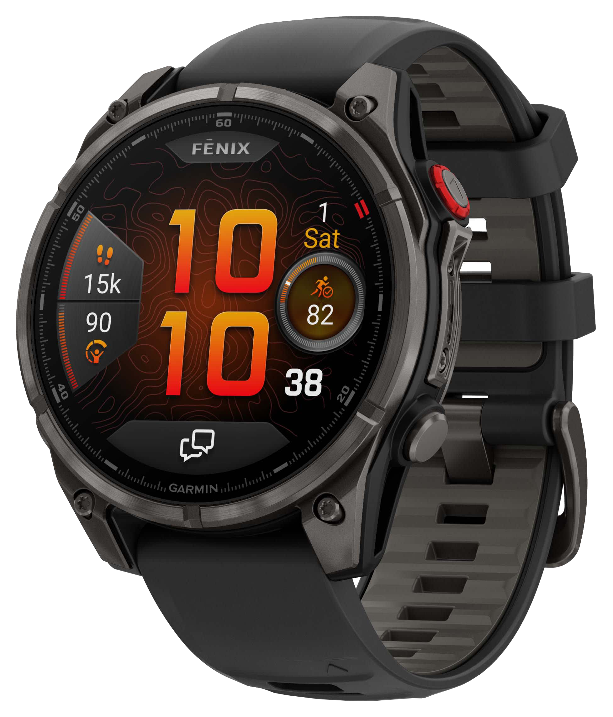 Image of Garmin fenix 8 Pro AMOLED Sapphire Multisport GPS Smartwatch - Black - 47MM
