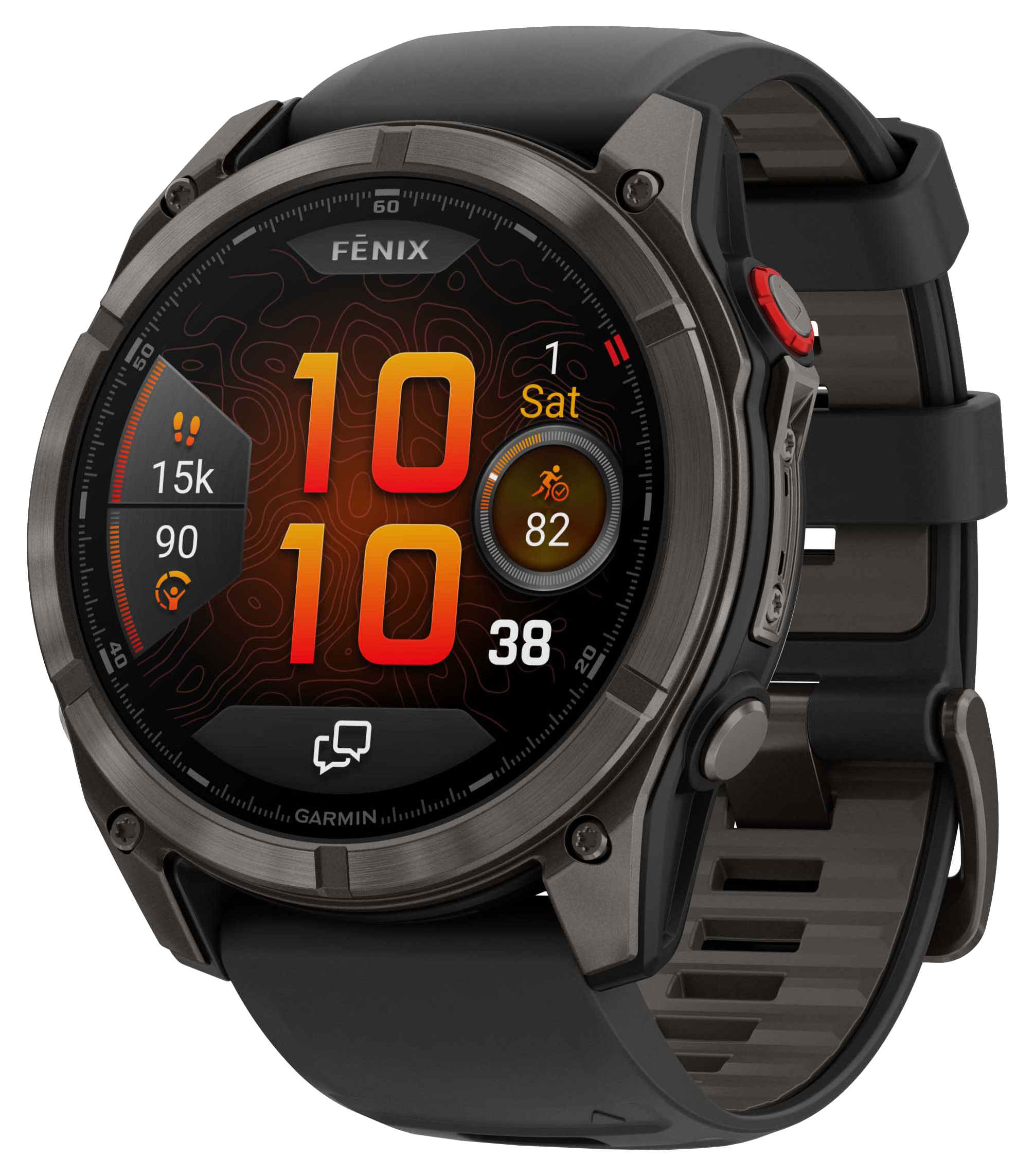 Image of Garmin fenix 8 Pro AMOLED Sapphire Multisport GPS Smartwatch - Black - 51MM
