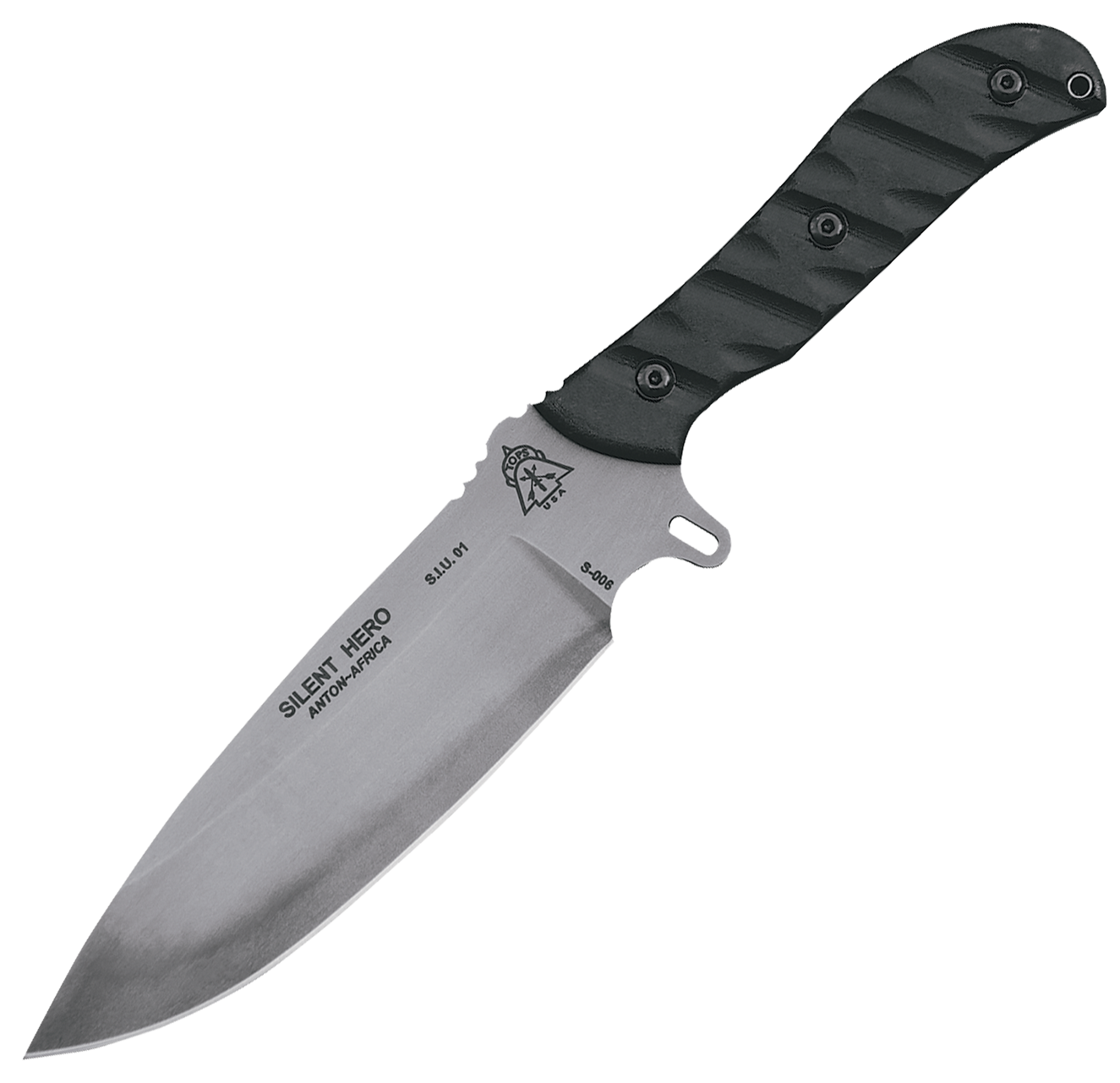 TOPS Knives Silent Hero Fixed-Blade Knife