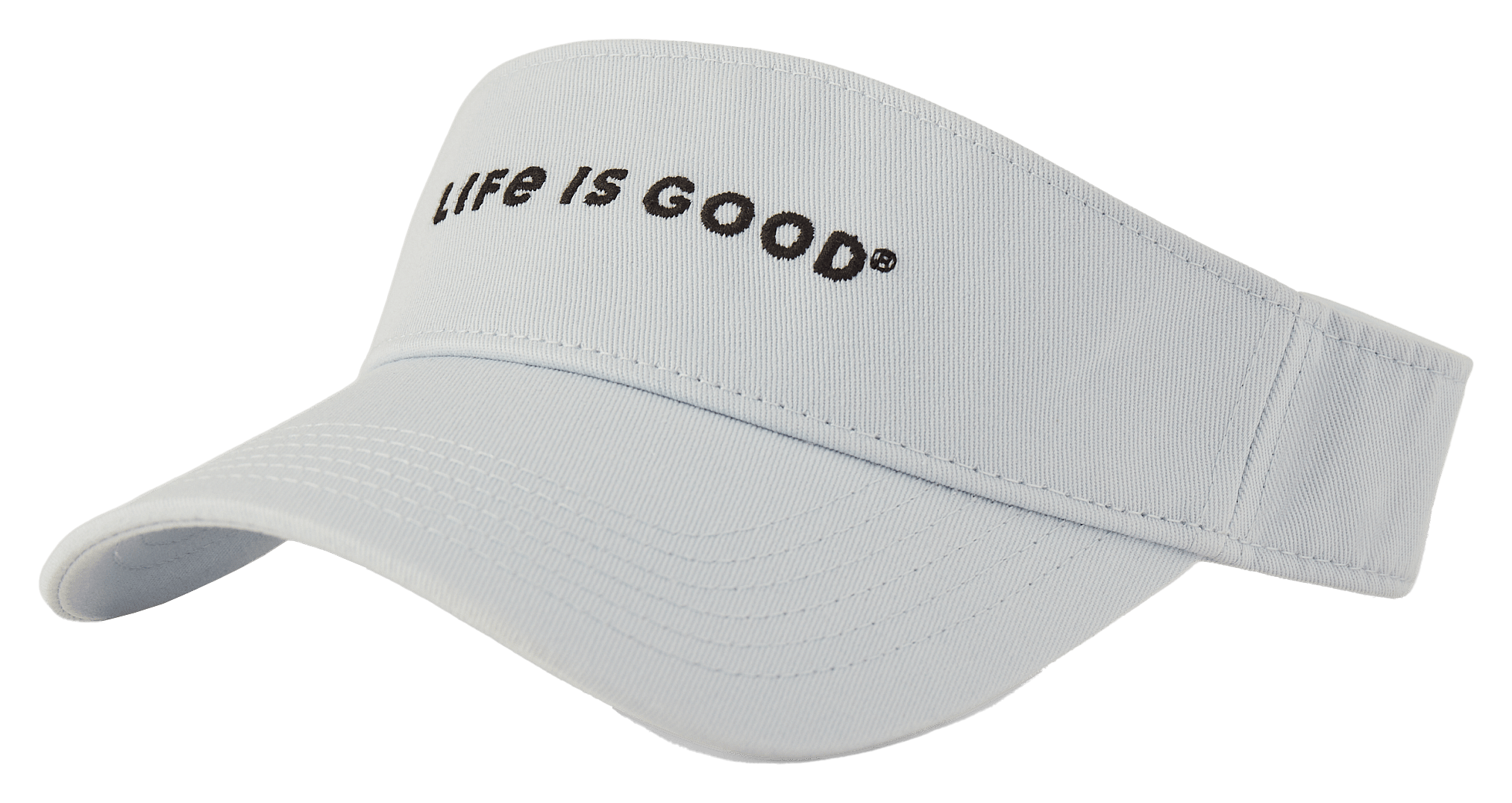 Life is Good Adult Crafty LIG Chill Cap Visor in Glacier Blue | Cotton
