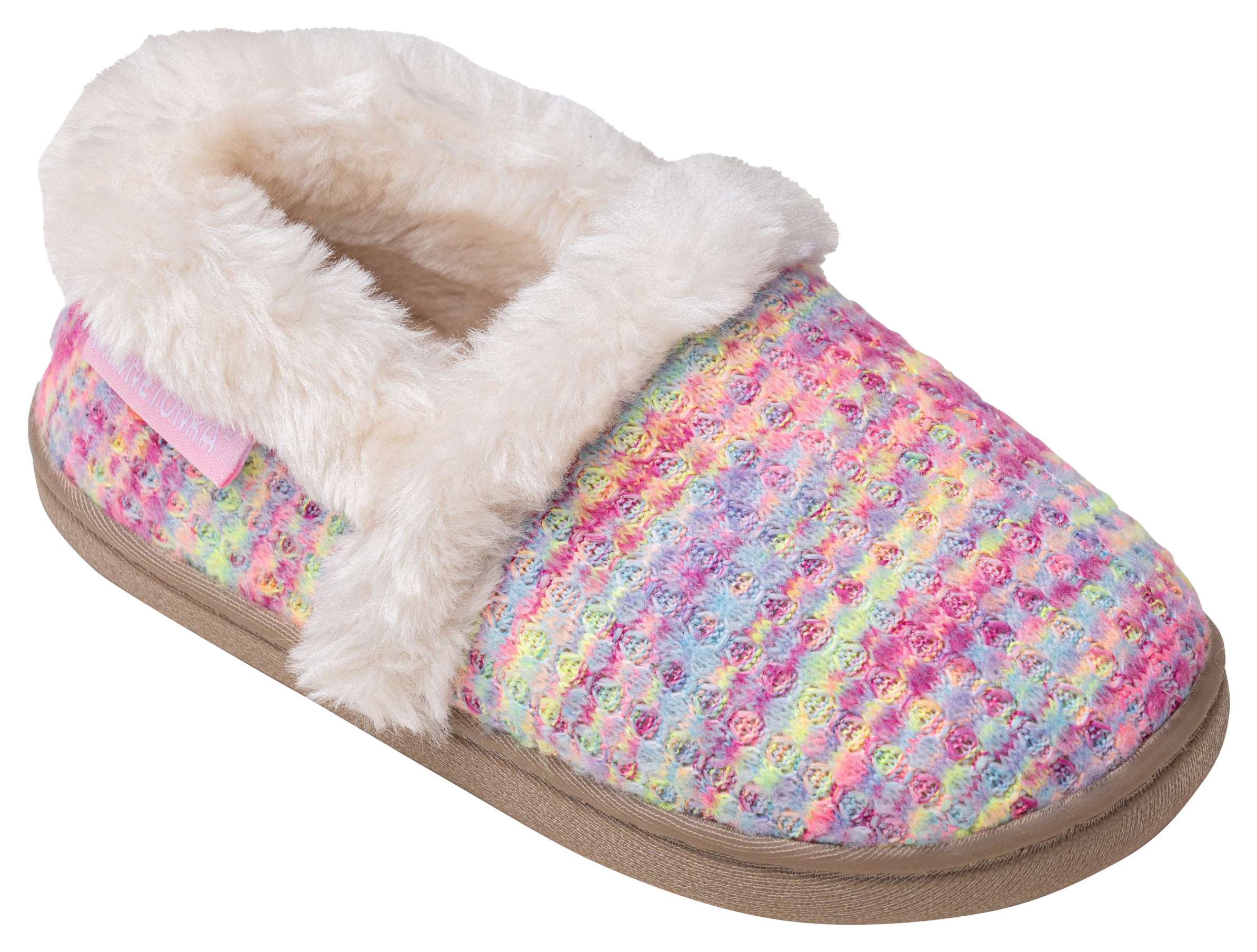 Image of Minnetonka Daina Slippers for Kids - Bright Multi