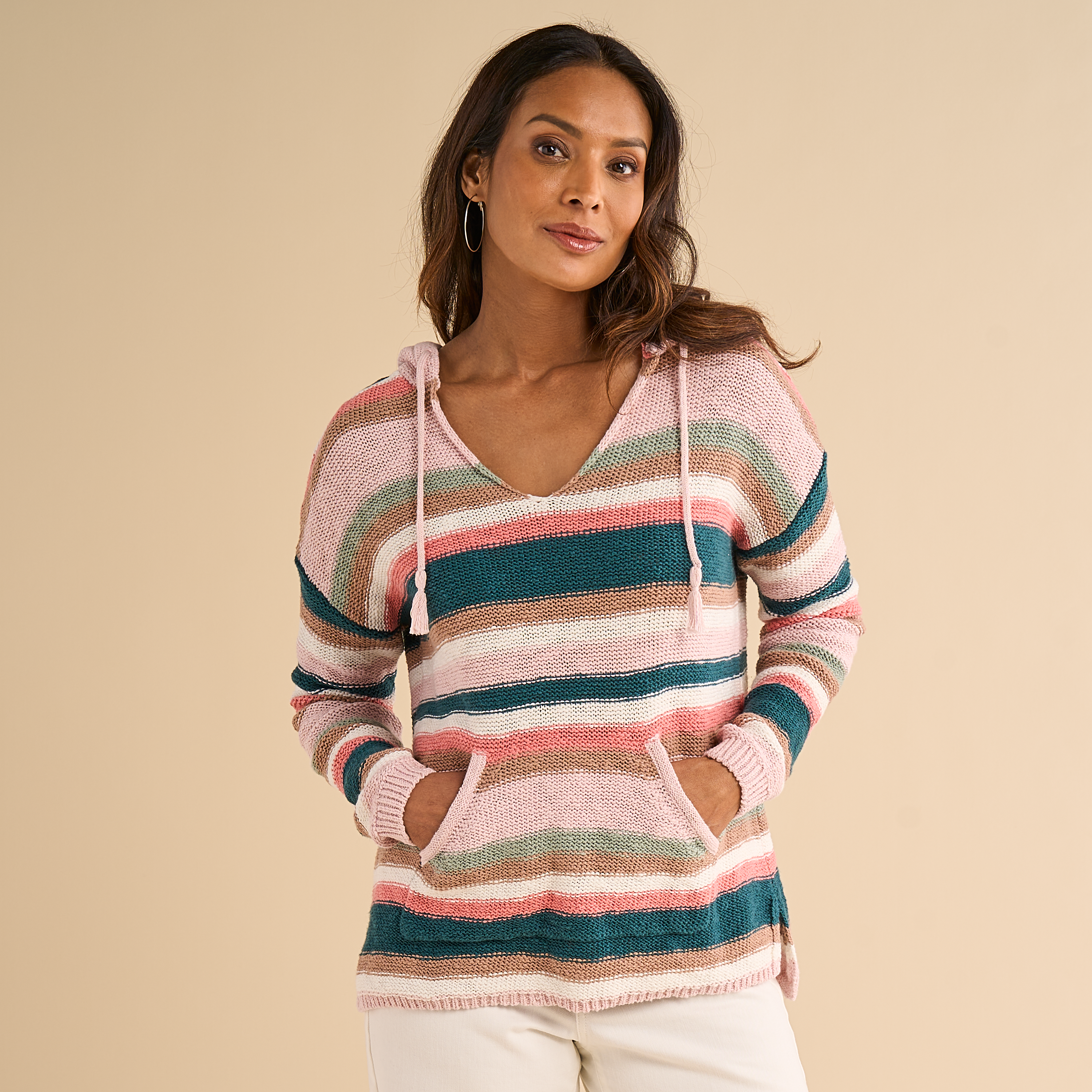 Image of Natural Reflections Baja Desert Hoodie - Potpourri