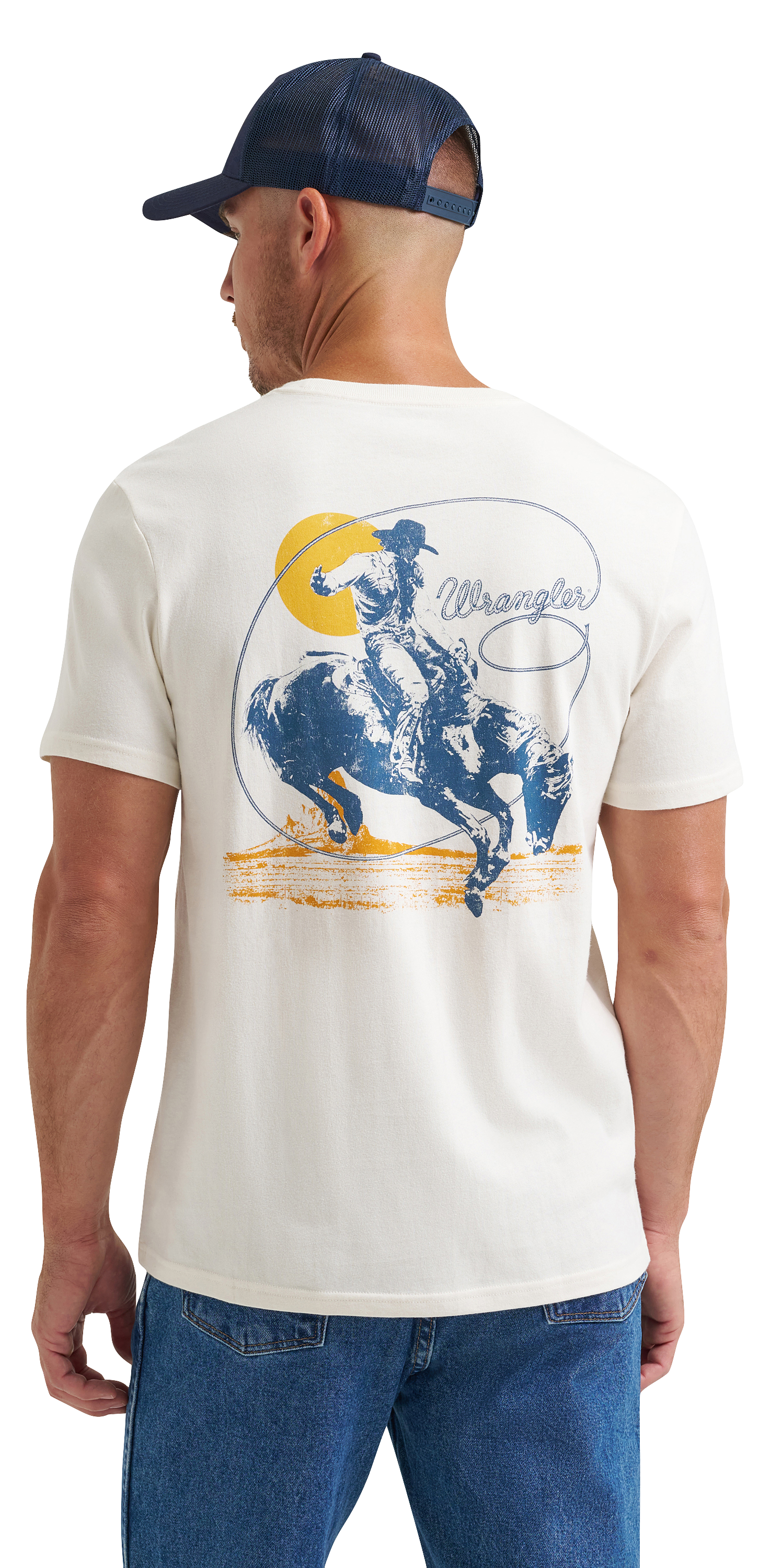 Image of Wrangler Bucko Creek Short-Sleeve T-Shirt - Whisper White