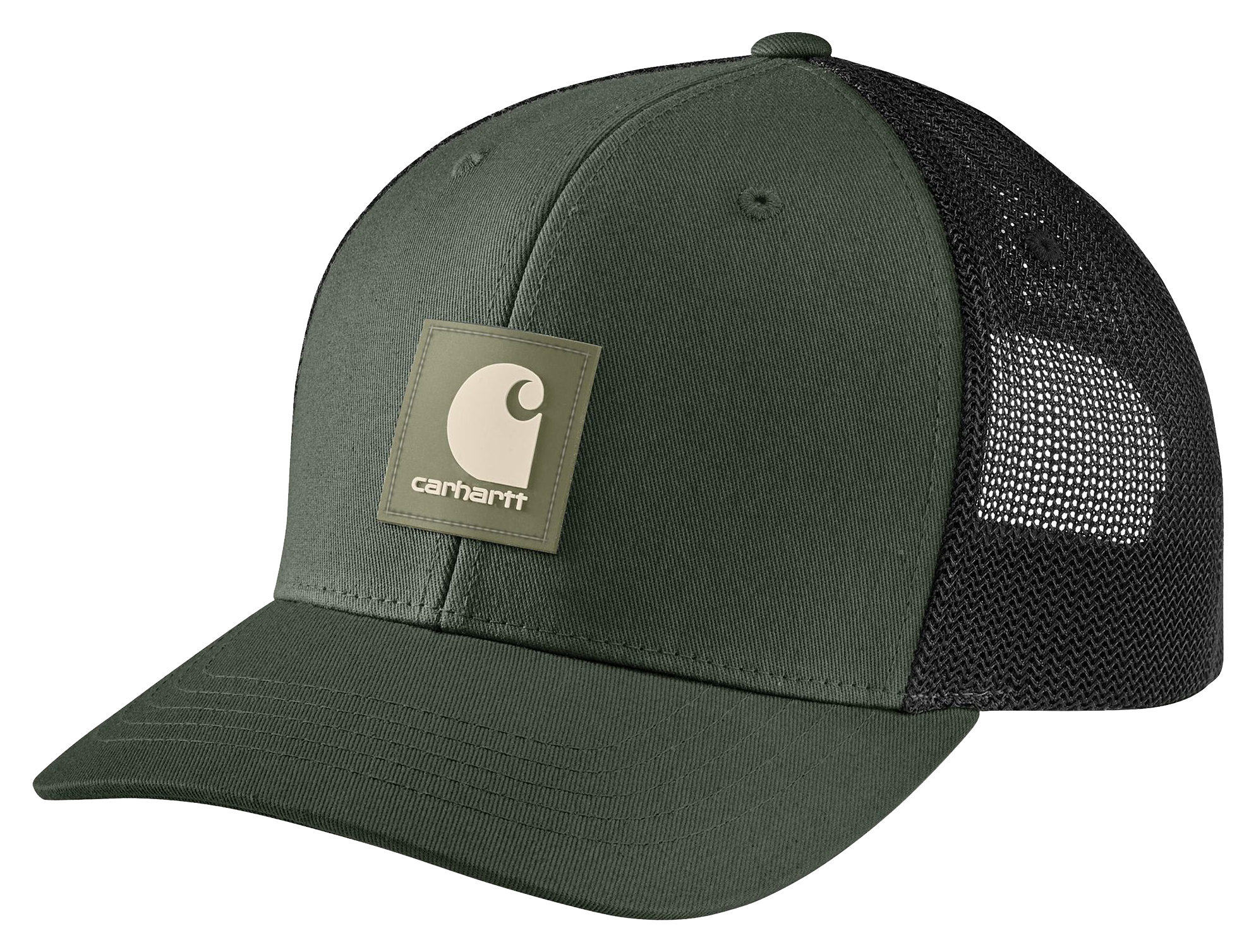 Image of Carhartt Rugged Flex Twill Logo Patch Mesh-Back Cap