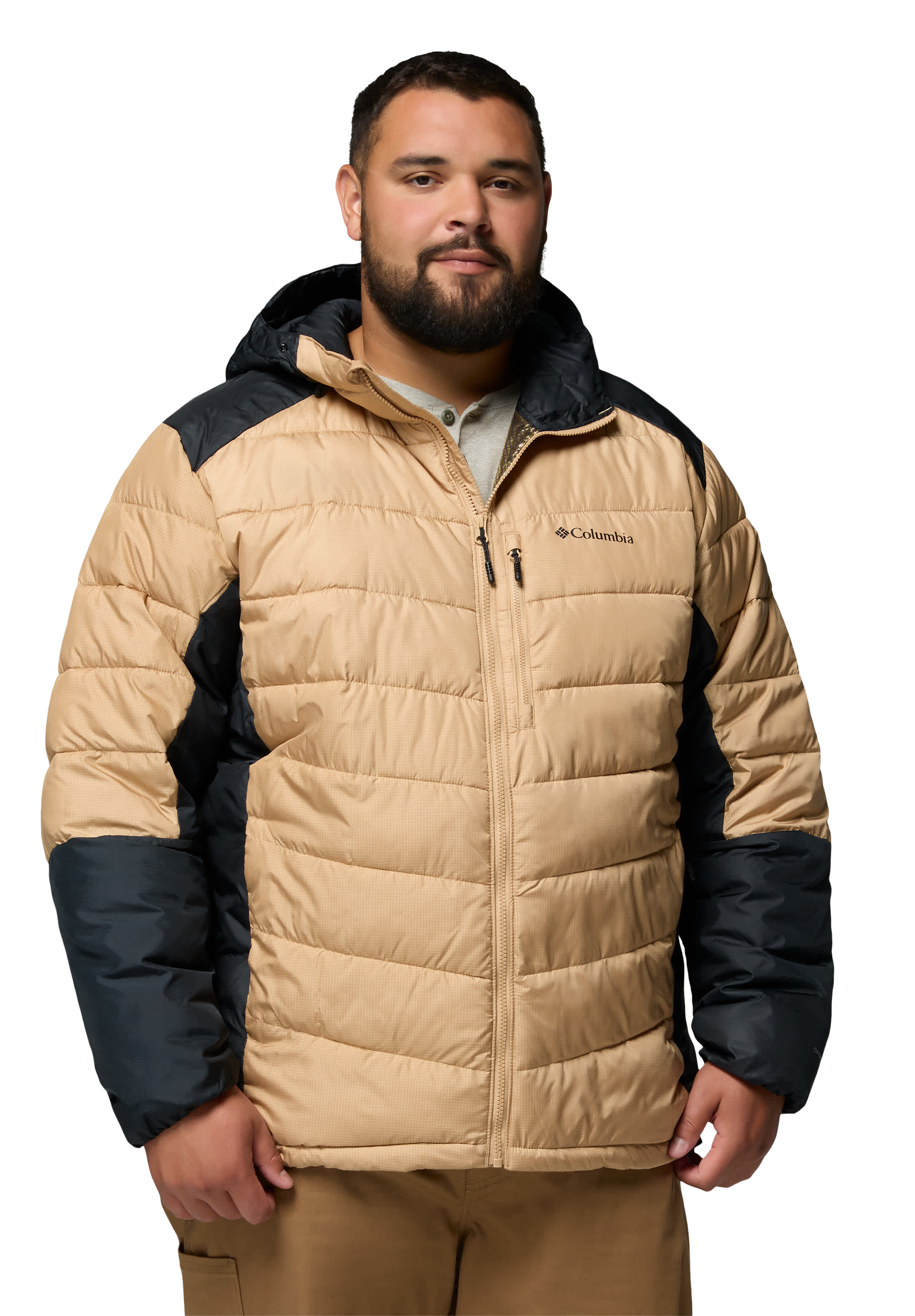Image of Columbia Labyrinth Loop II Hooded Jacket - Canoe/Black - 4X