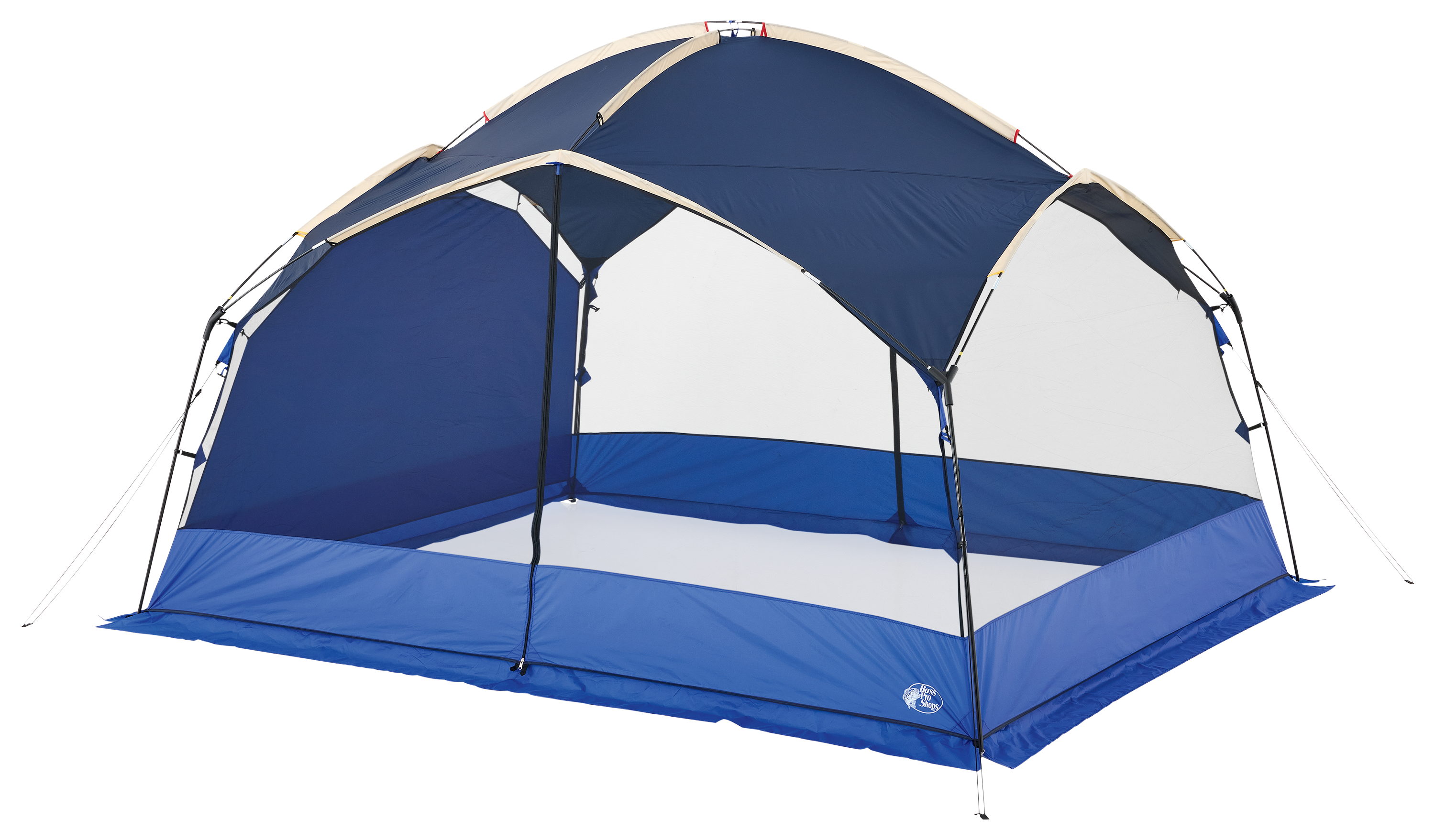 Image of Bass Pro Shops Refuge 12 x 10 Screen House - Tan/Blue