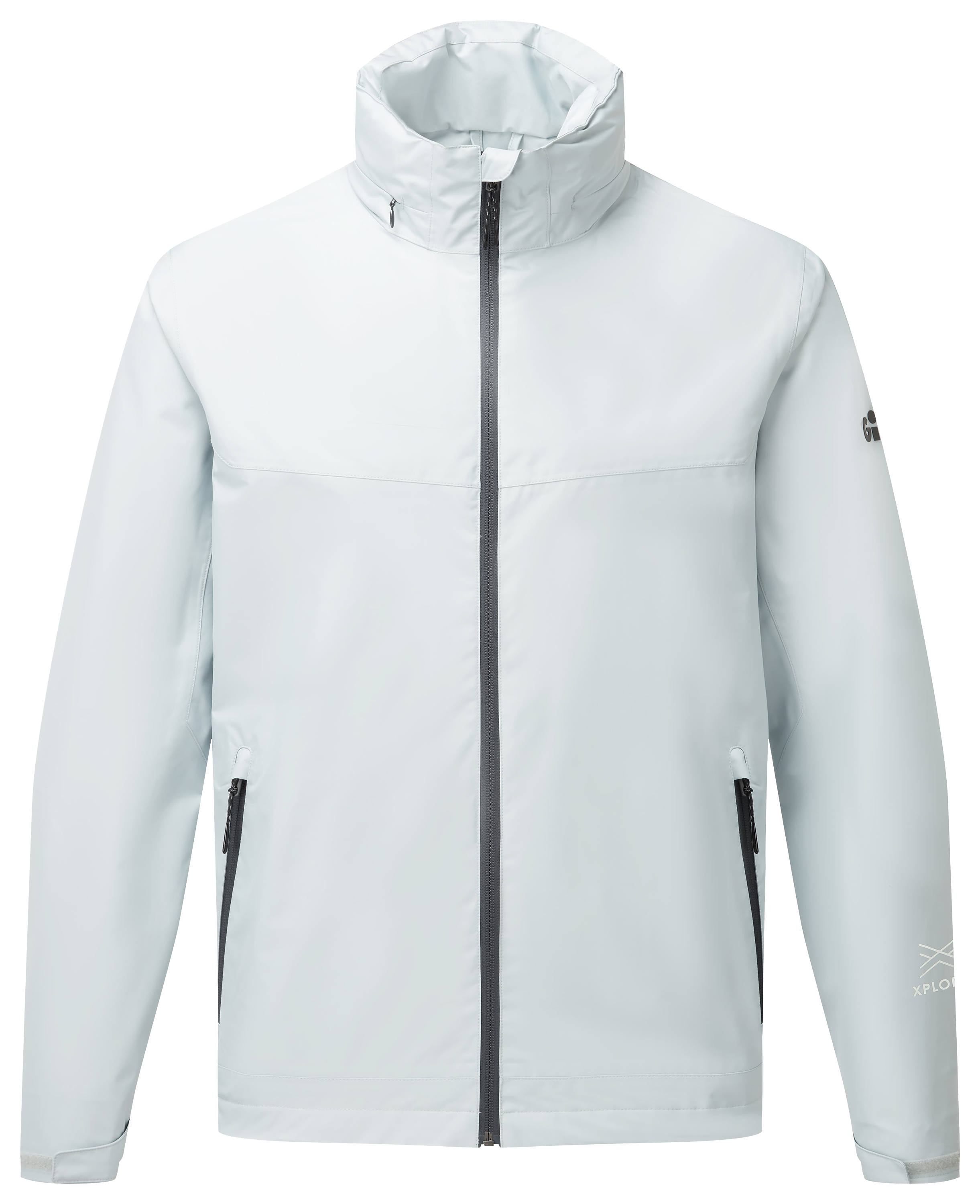 Image of Gill Pilot Jacket with Rollaway Hood - Light Grey - XL