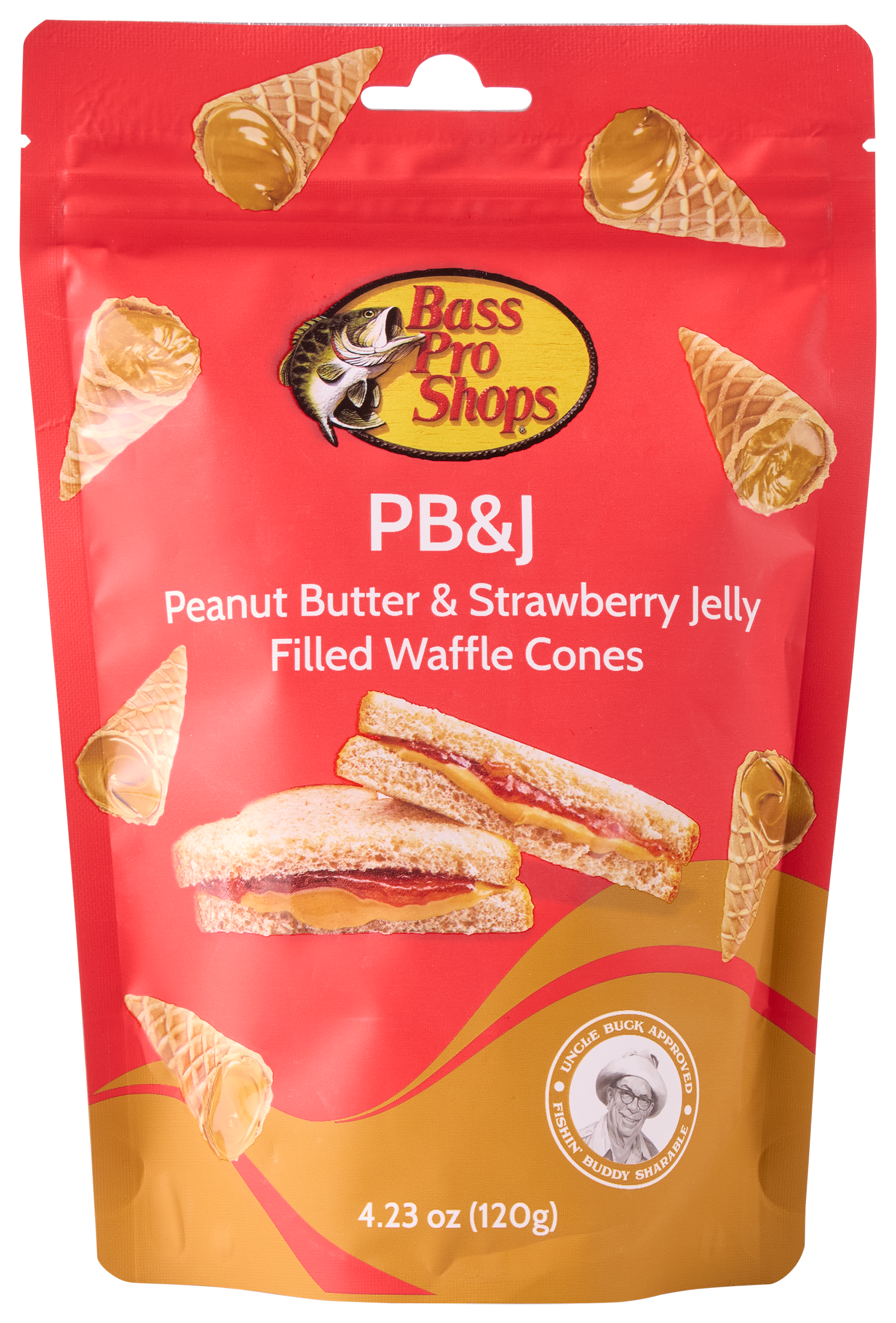 Image of Bass Pro Shops PB&J Filled Waffle Cones