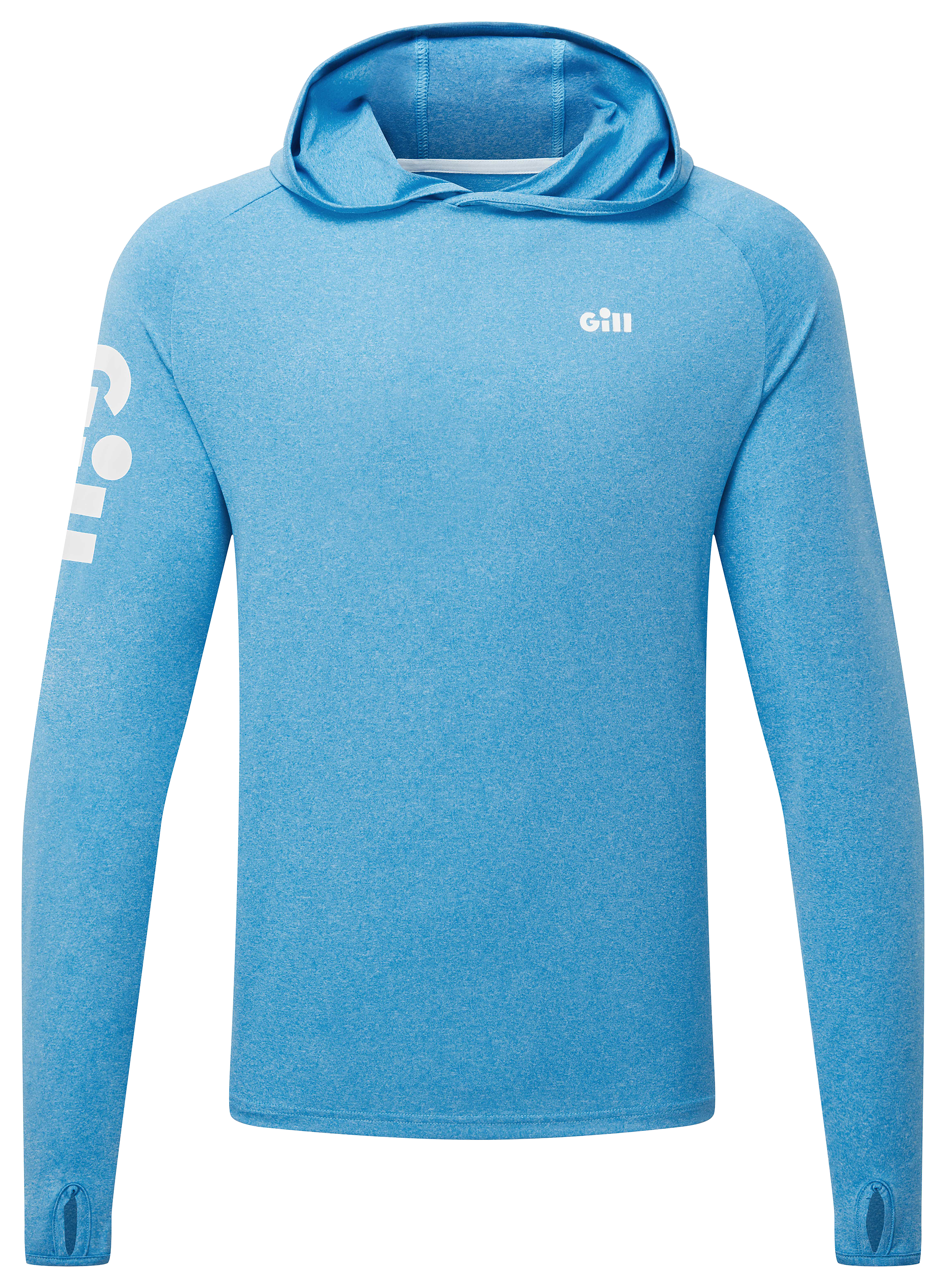 Image of Gill Infinity Hoodie - Mid Blue Melange - XS