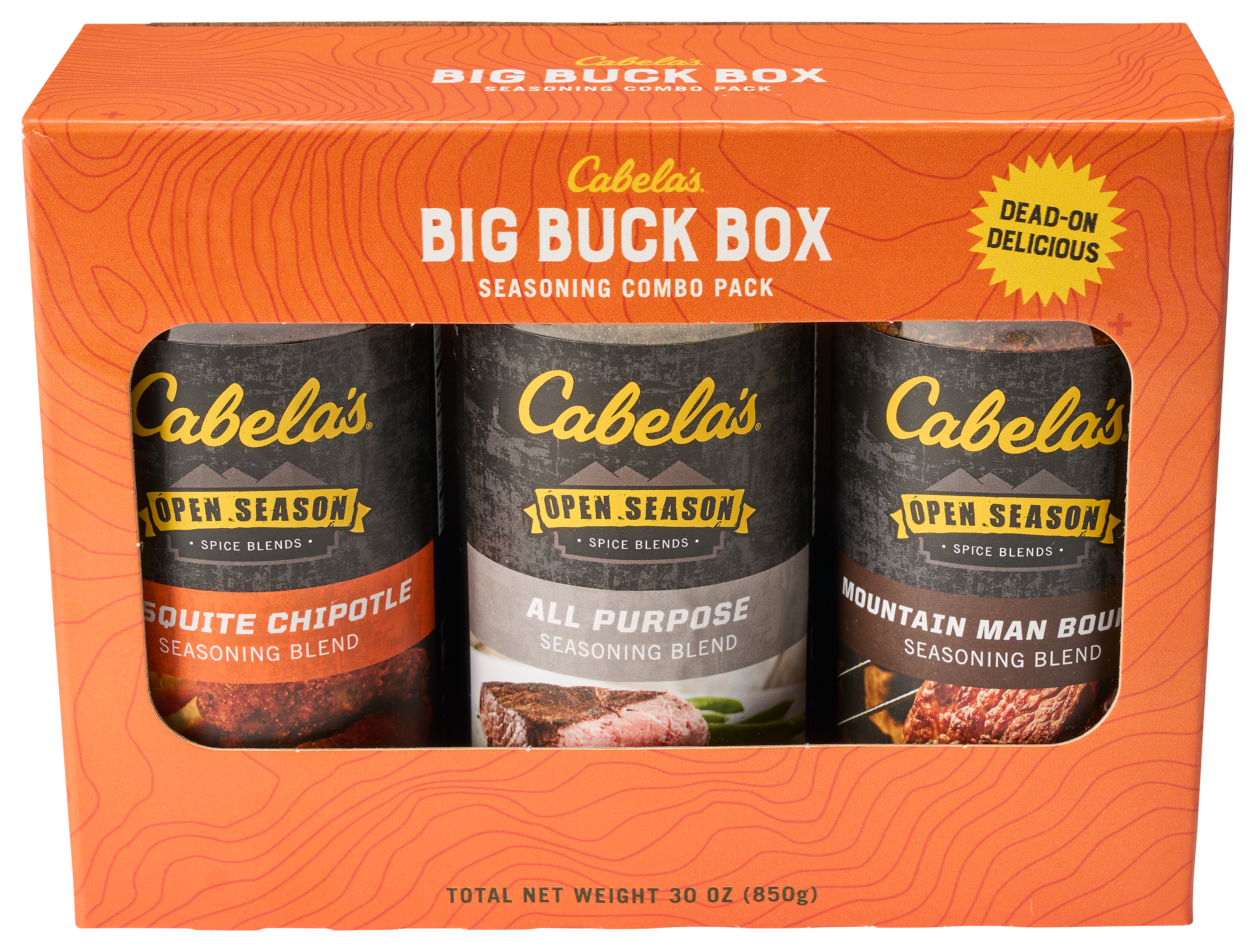 Image of Cabela's Open Season Big Buck Box Seasoning Combo Pack