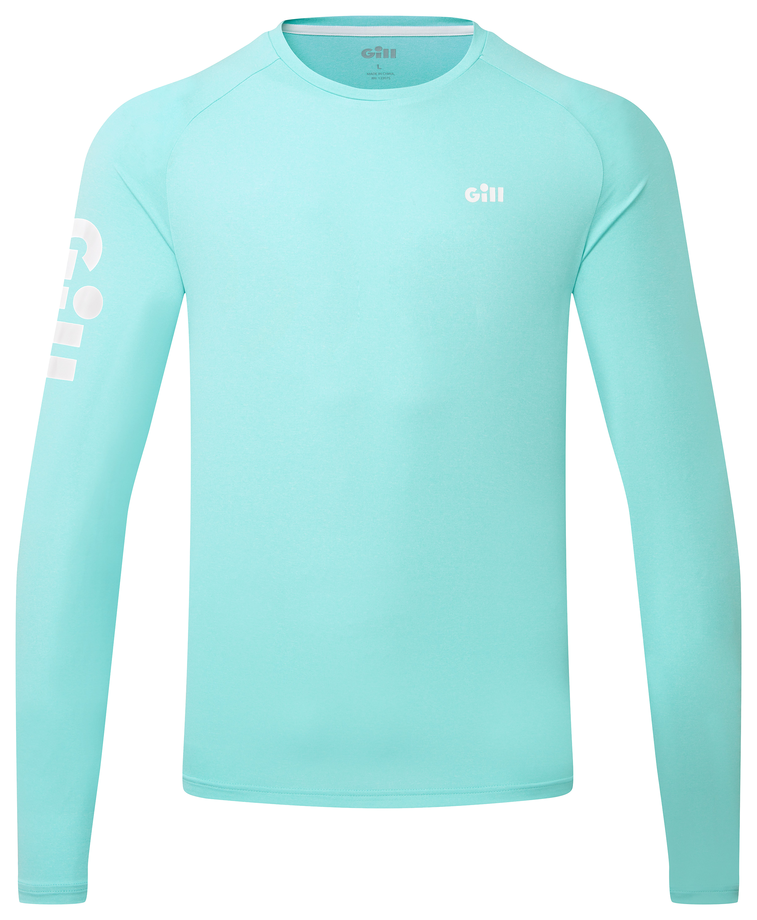 Image of Gill Infinity Raglan Long-Sleeve Shirt - Mint Melange