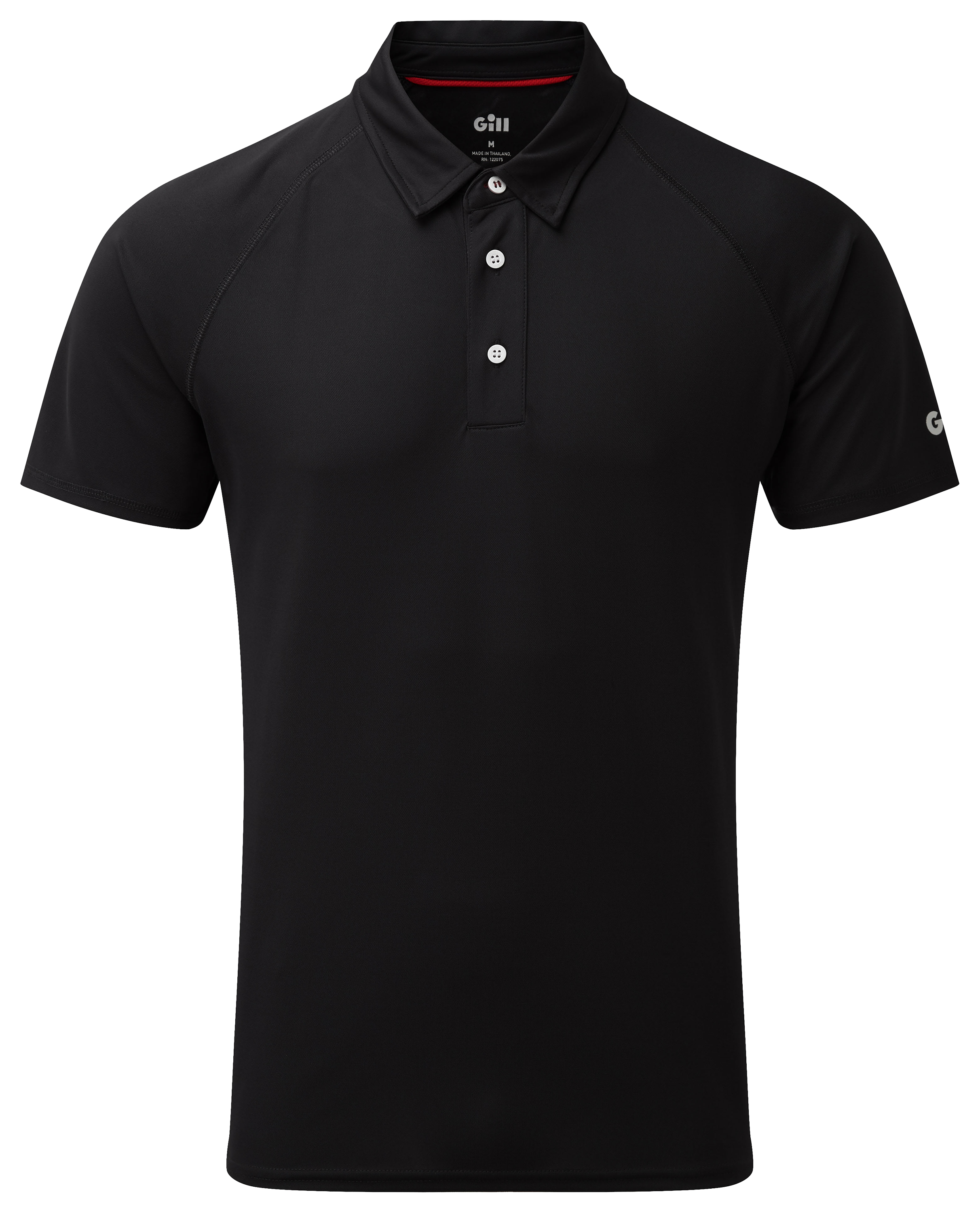 Image of Gill UV Tec Short-Sleeve Polo Shirt - Black - S