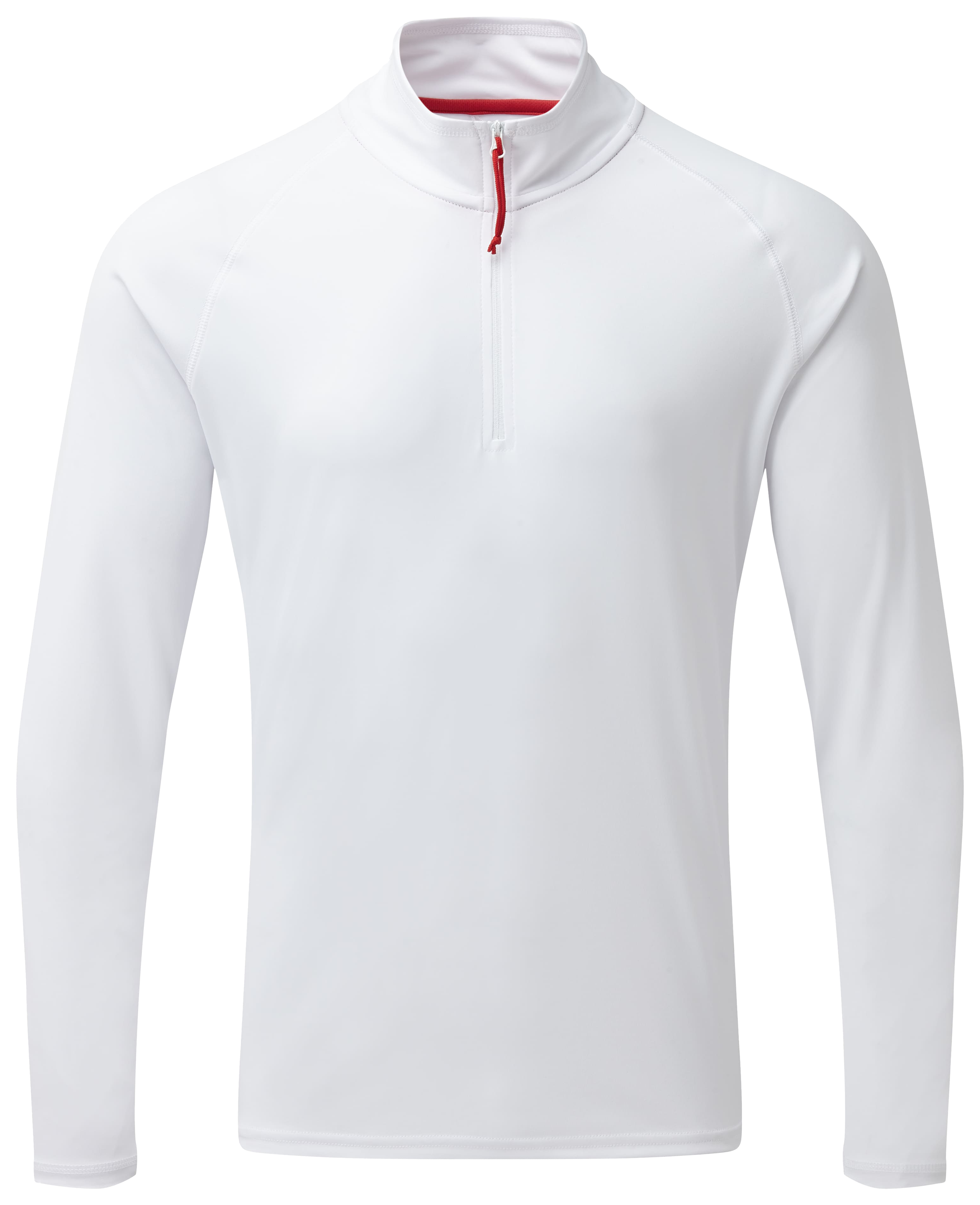 Image of Gill UV Tec Zip Neck Long-Sleeve T-Shirt - White