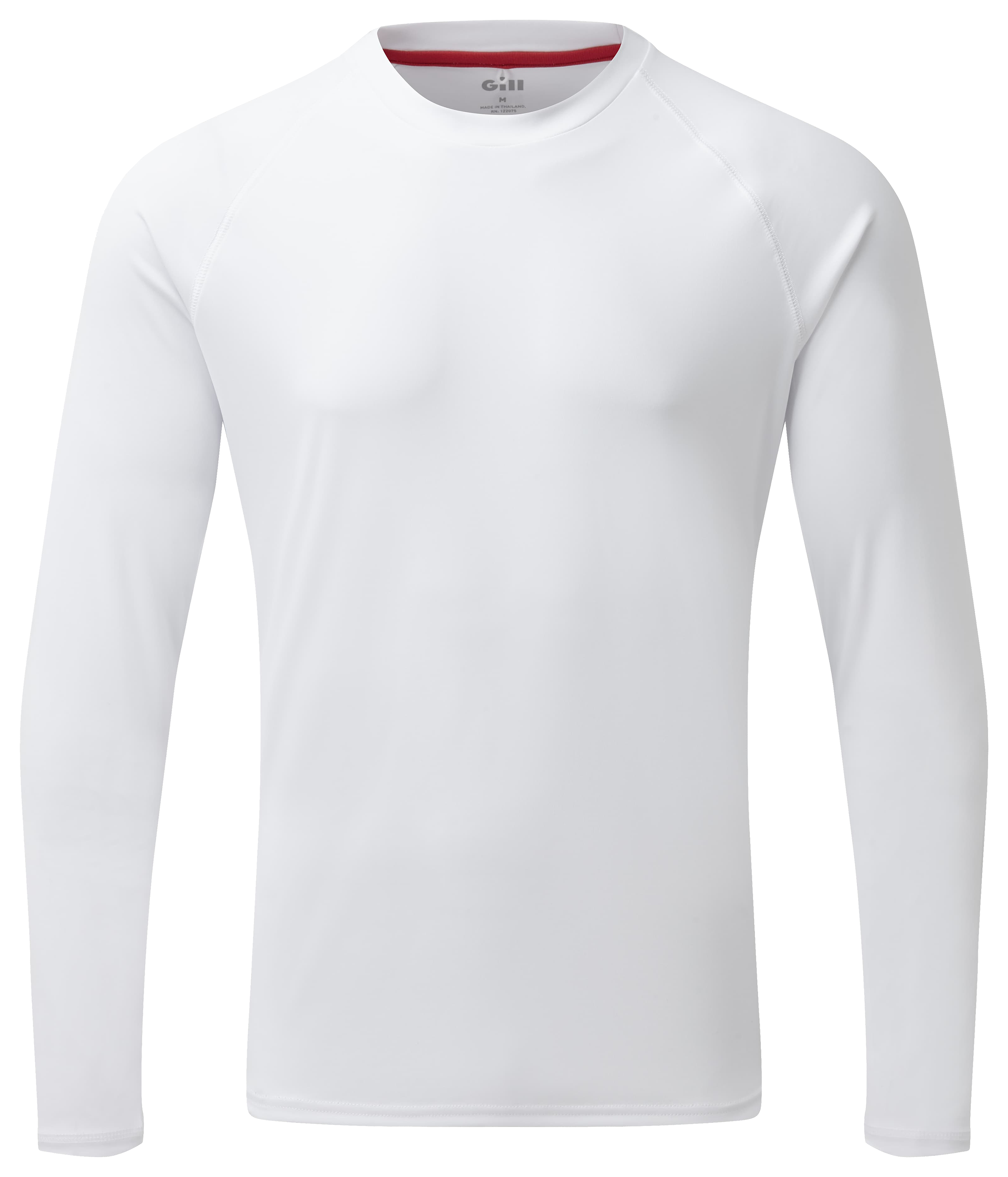 Image of Gill UV Tec Long-Sleeve Crew-Neck T-Shirt - White
