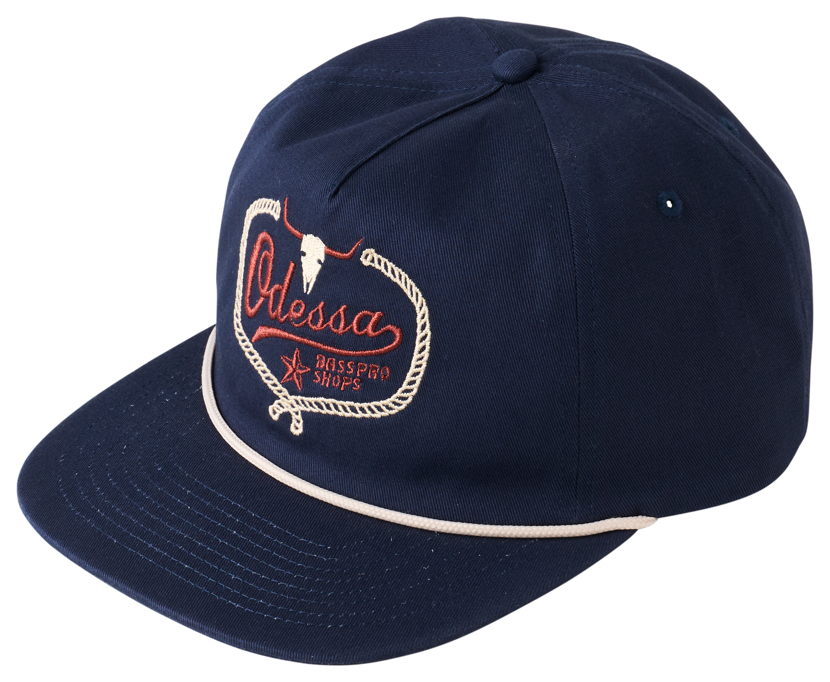 Image of Bass Pro Shops Odessa Cow Skull Snapback Cap