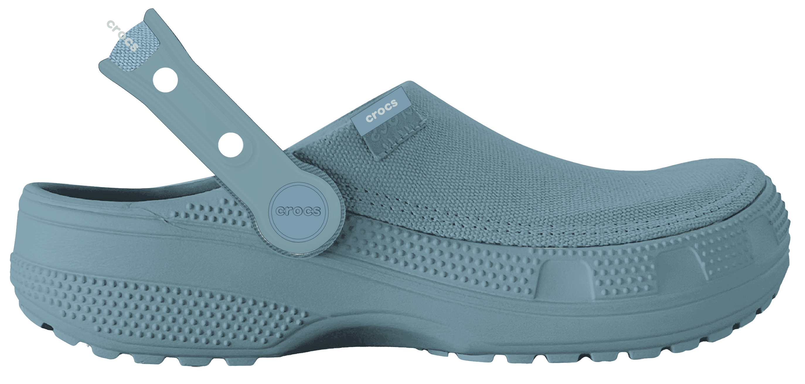 Image of Crocs Classic Crafted Clogs for Women - Concrete