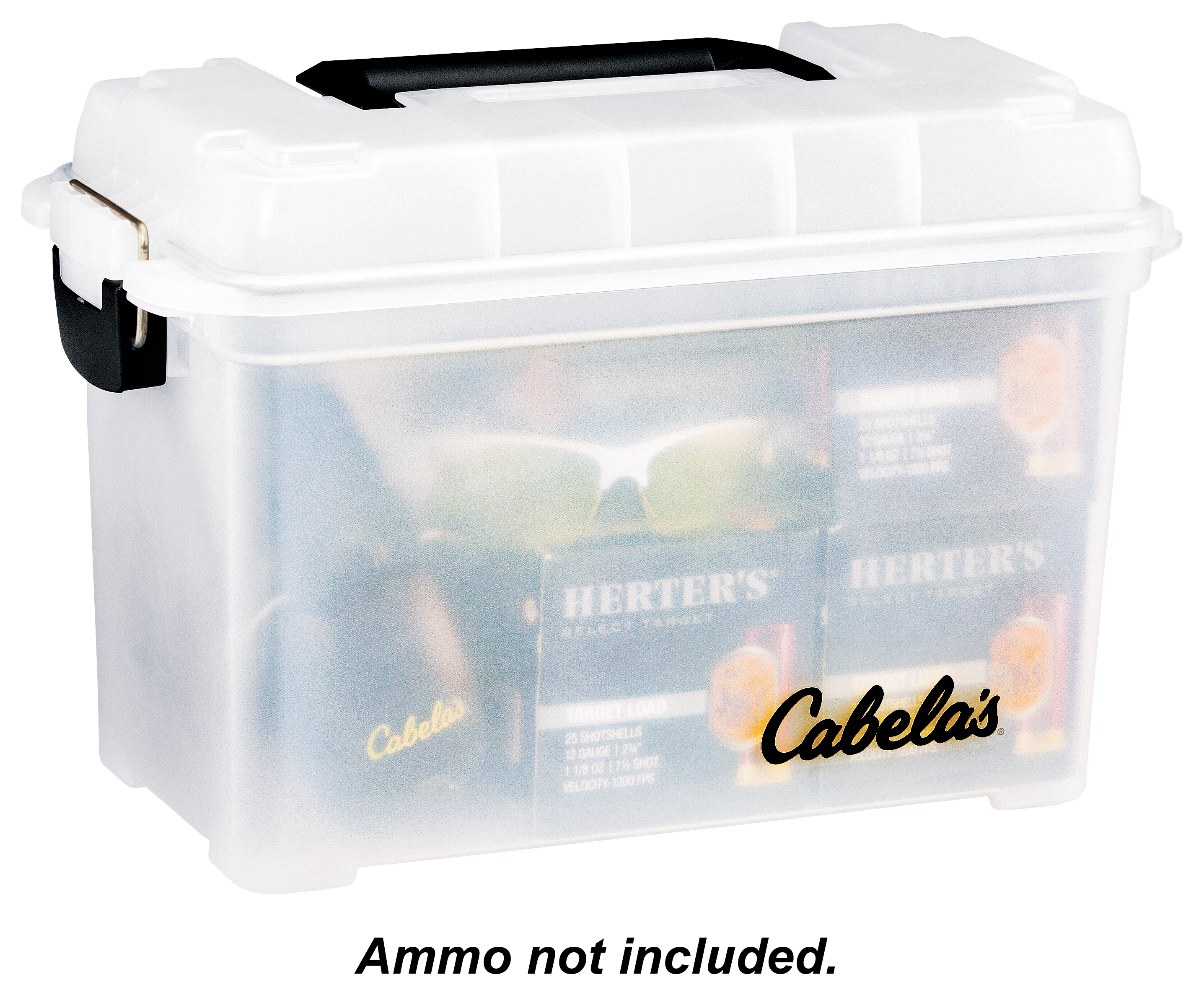 Cabela's 3664 Plastic Dry-Storage Ammo Box Can Tactical Green Flip Top  992868