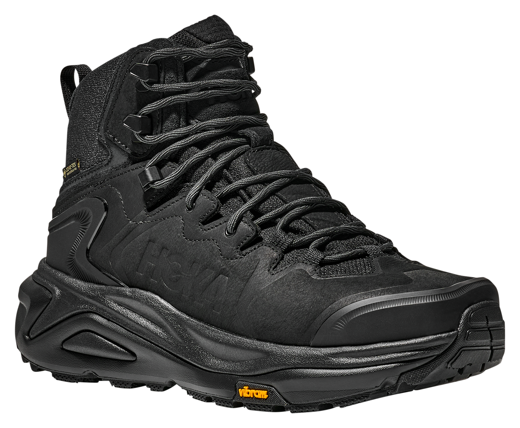Image of HOKA Kaha 3 GTX Waterproof Hiking Boots for Men - Black - 10.5M